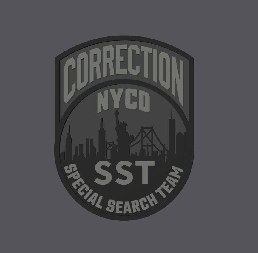NYCD SST Special Search Team Plaque: 3D Embossed First Responder Wall Art New York