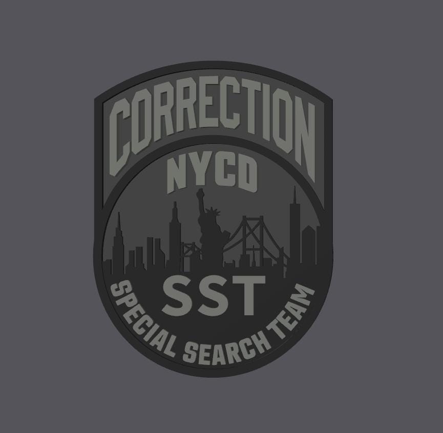 NYCD SST Special Search Team Plaque: 3D Embossed First Responder Display Plaque New York