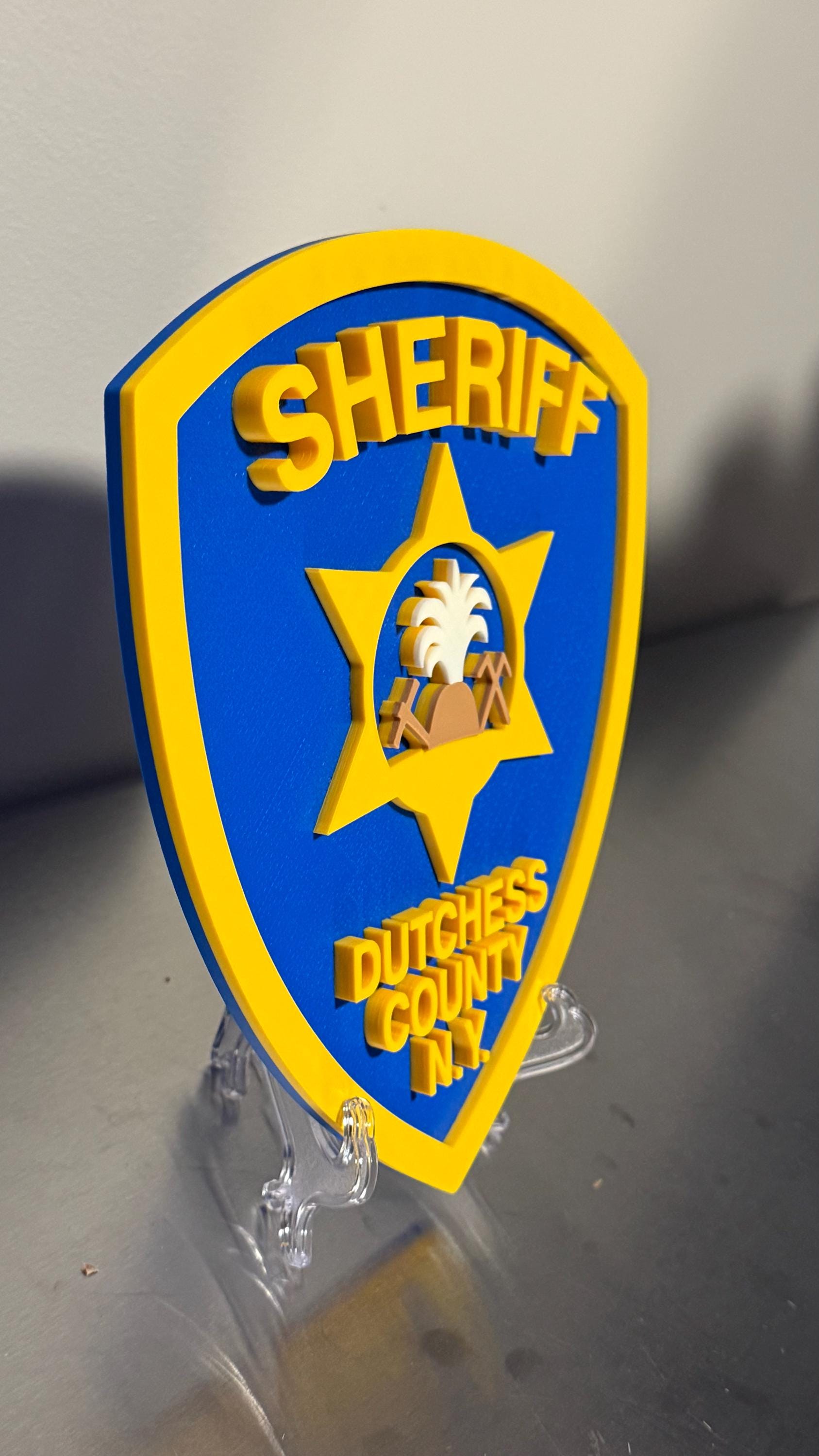 Dutchess County NY Sheriff 3D Embossed Display Plaque New York