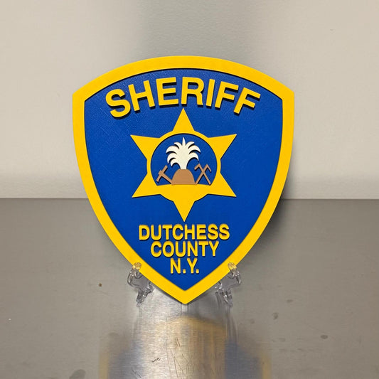 Dutchess County NY Sheriff 3D Embossed Display Plaque New York