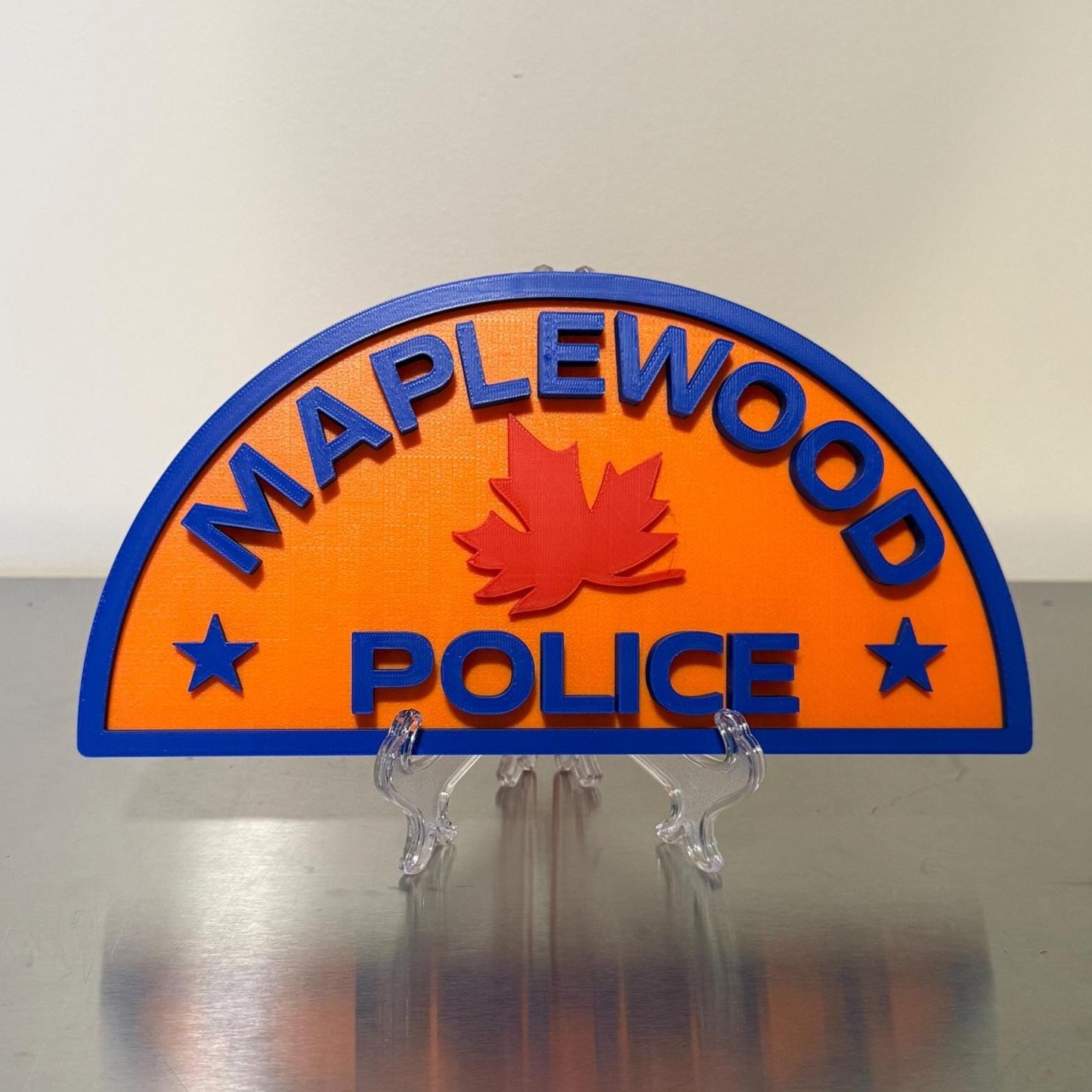 Maplewood MN Police Department 3D Plaque, First Responder Gift Minnesota