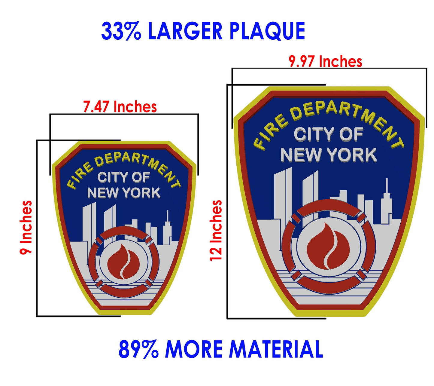 3D Custom Logo Plaque: First Responder Wall Art Convert your design to a plaque