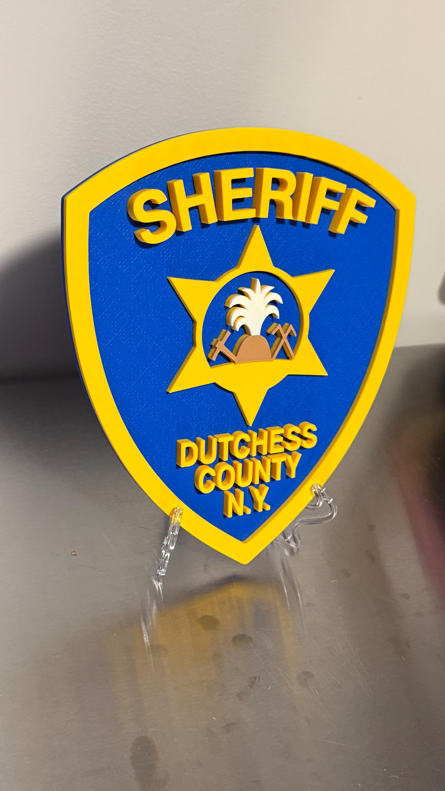 Dutchess County NY Sheriff 3D Embossed Display Plaque New York