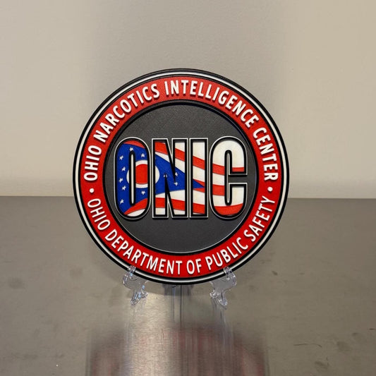 Ohio Narcotics Intelligence Center 3D Plaque - First Responder Gift