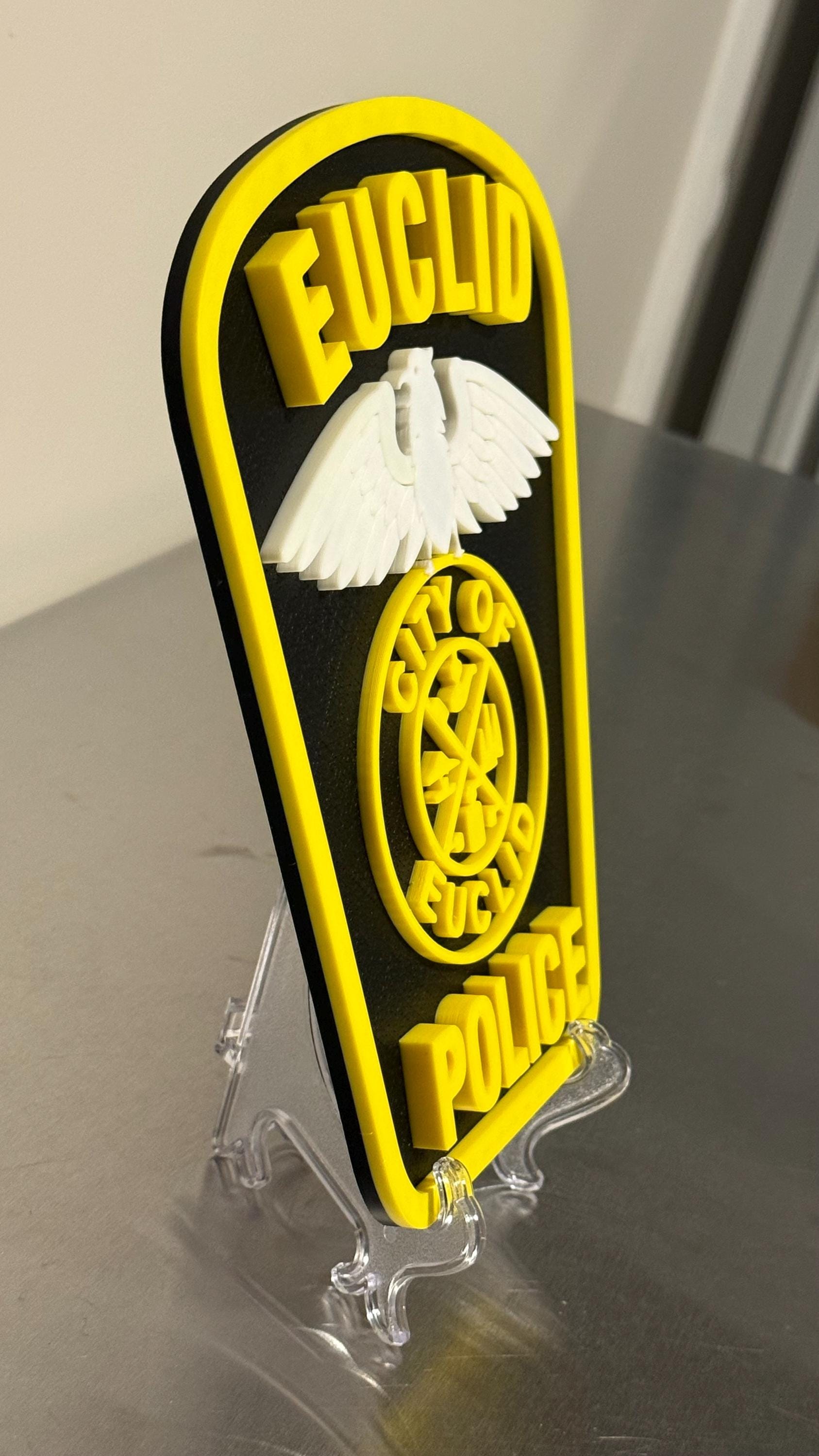 Euclid Police Department 3D Plaque - First Responder Wall Art Ohio