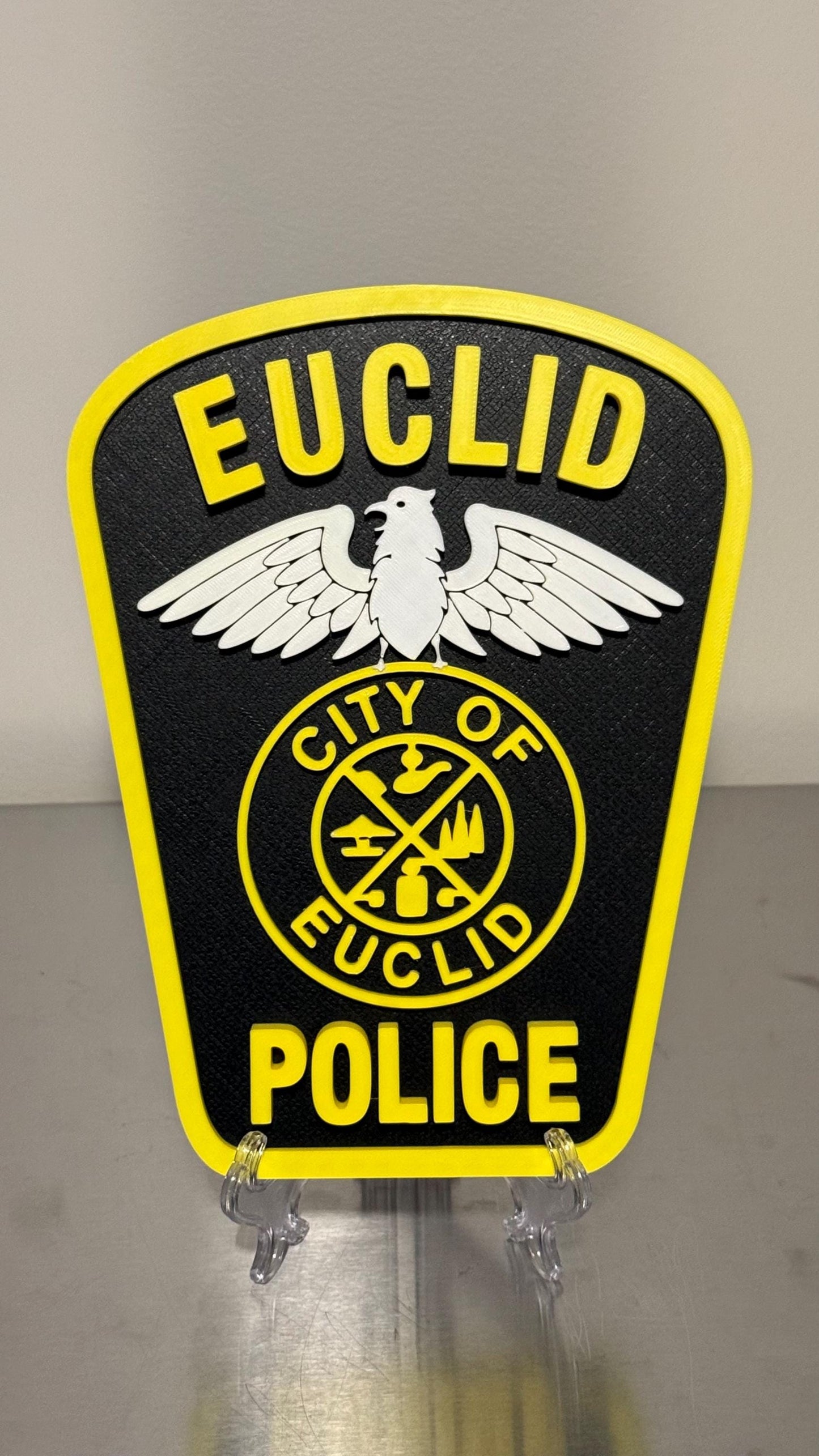 Euclid Police Department 3D Plaque - First Responder Wall Art Ohio