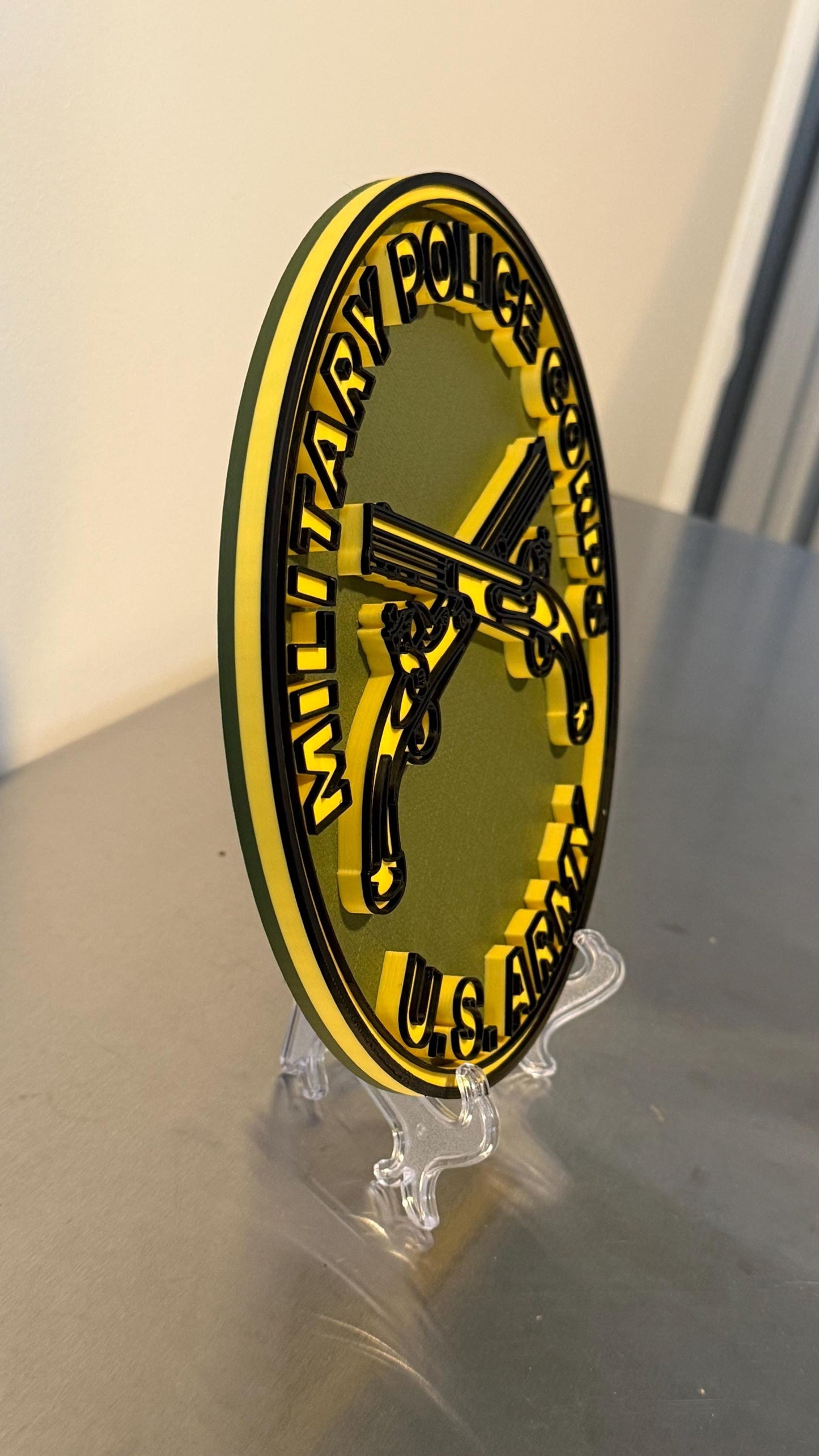 US Army Military Police Corps 3D Plaque: Veteran Gift Government