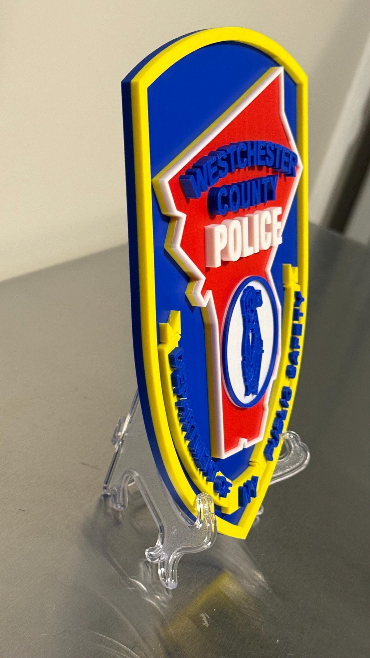 Westchester County Police 3D Plaque: First Responder Wall Art NY Police Gift New York