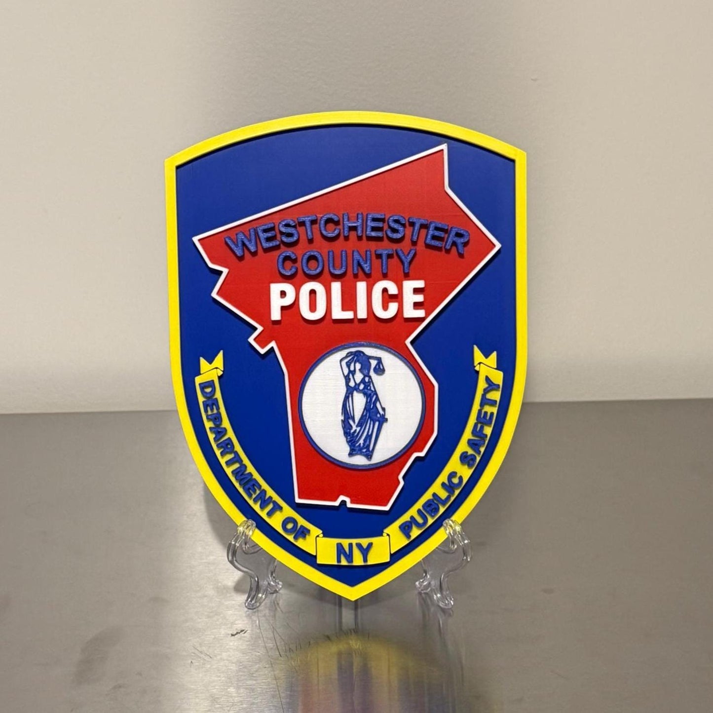 Westchester County Police 3D Plaque: First Responder Wall Art NY Police Gift New York