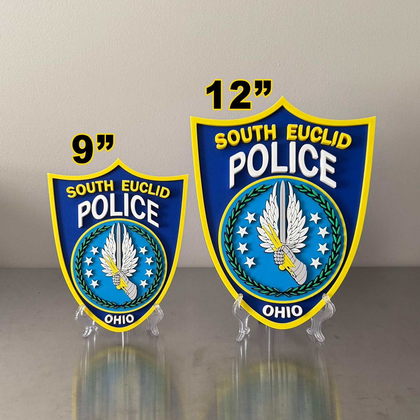 12 Inch 3D Display Plaque with stand for CURRENT PLAQUES Only - Not Custom Plaques