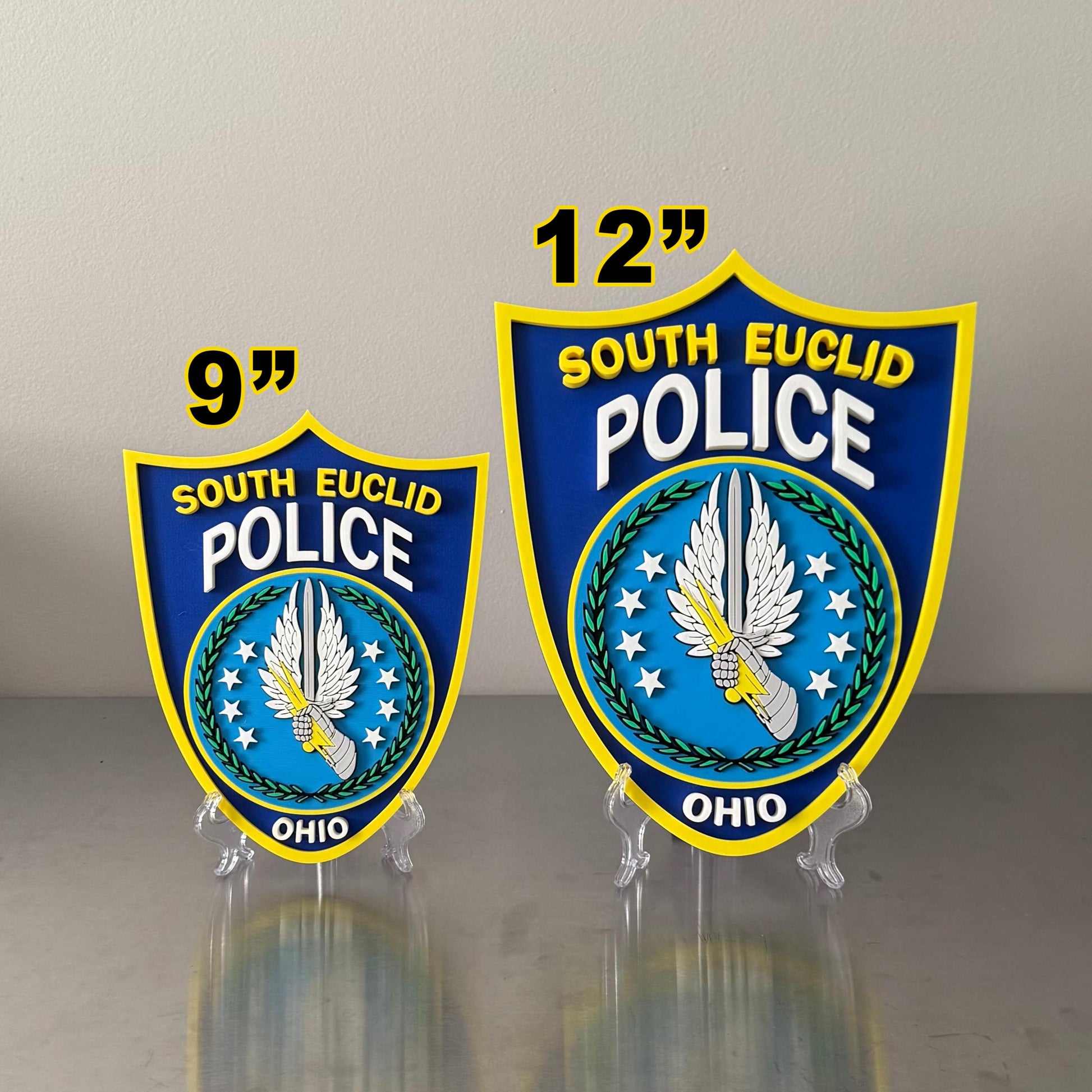 12 Inch 3D Display Plaque with stand for CURRENT PLAQUES Only - Not Custom Plaques
