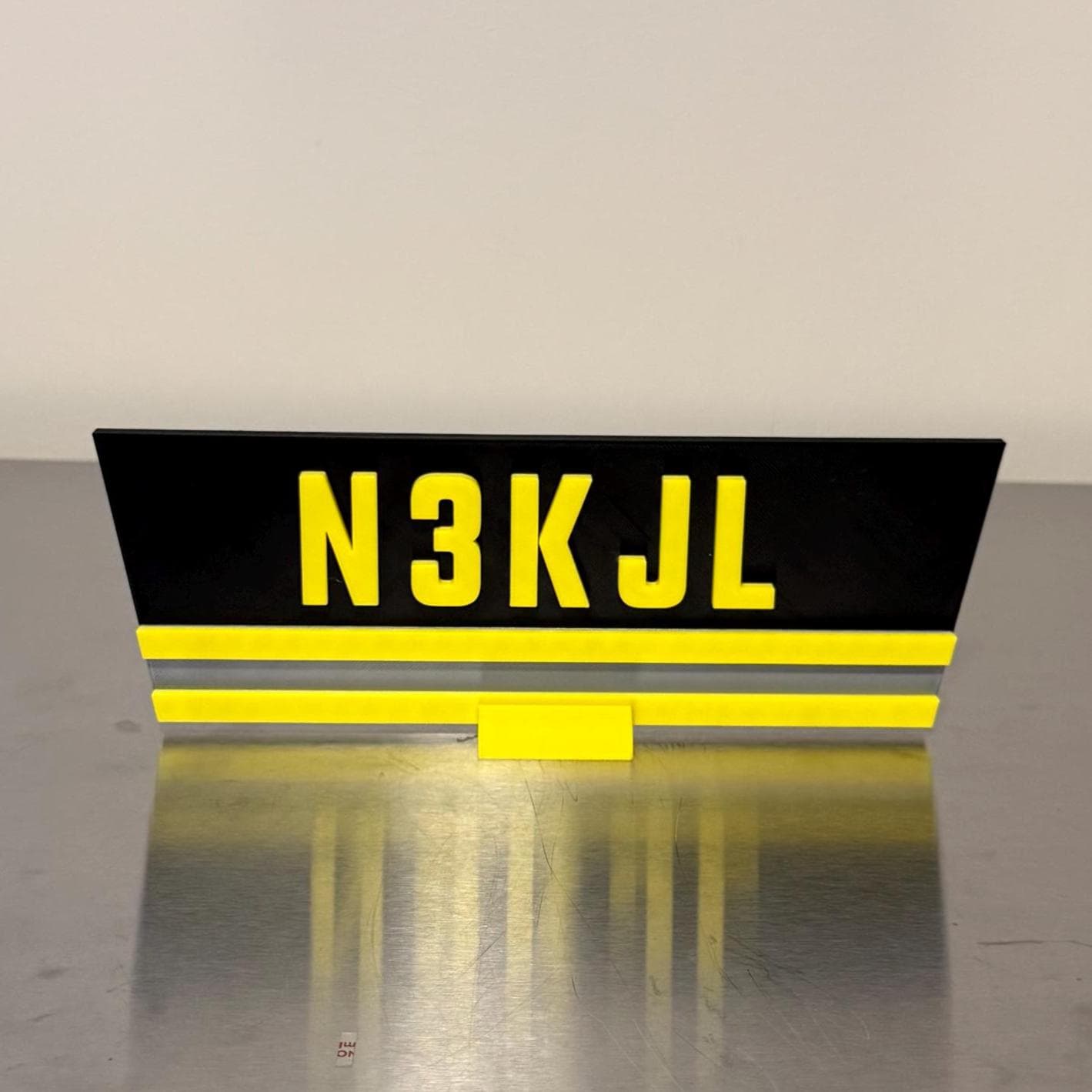 12” Bunker Gear Jacket Flap Personalized 3D Firefighter Plastic Display Plaque
