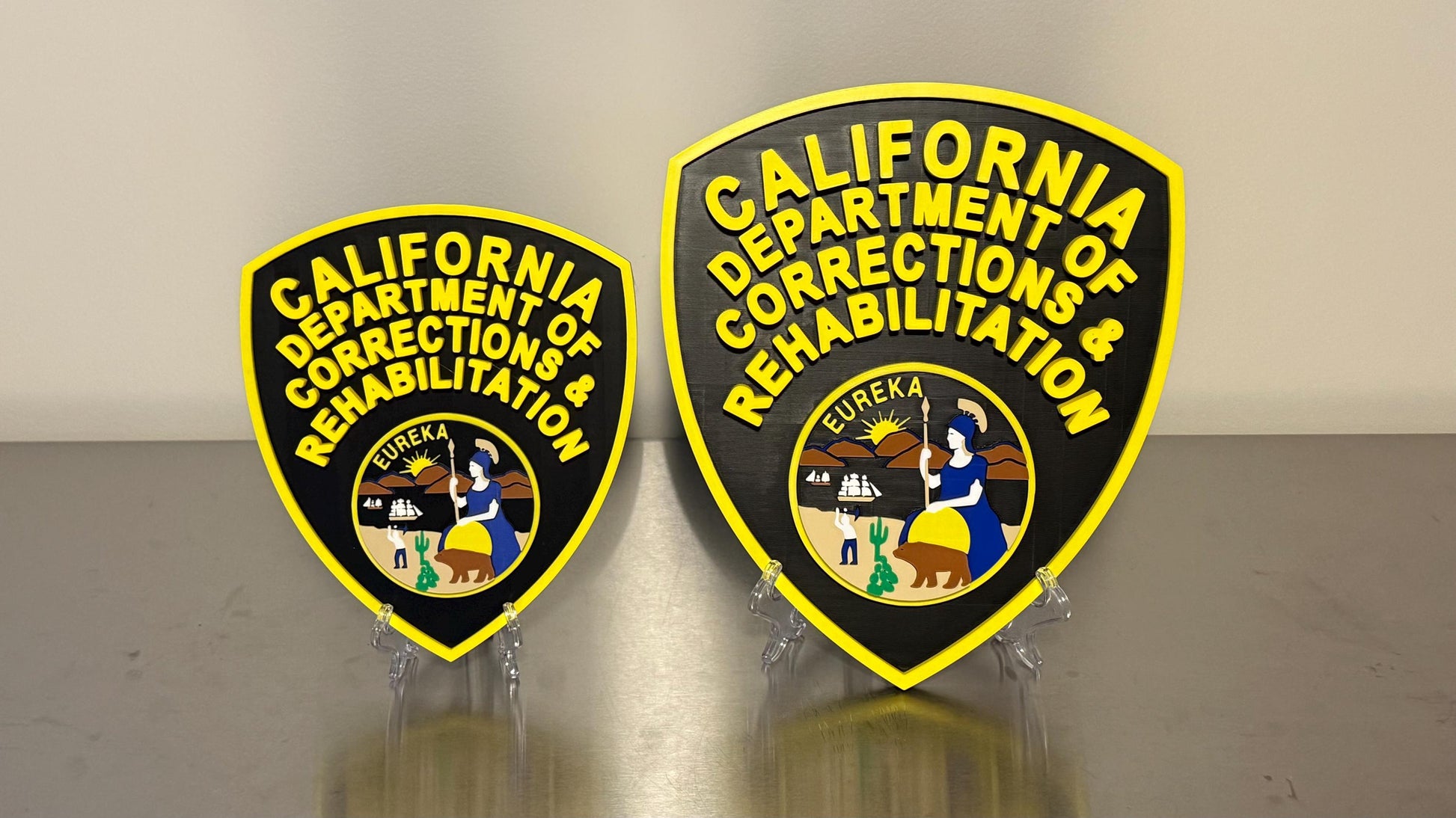 12 Inch 3D Display Plaque with stand for CURRENT PLAQUES Only - Not Custom Plaques