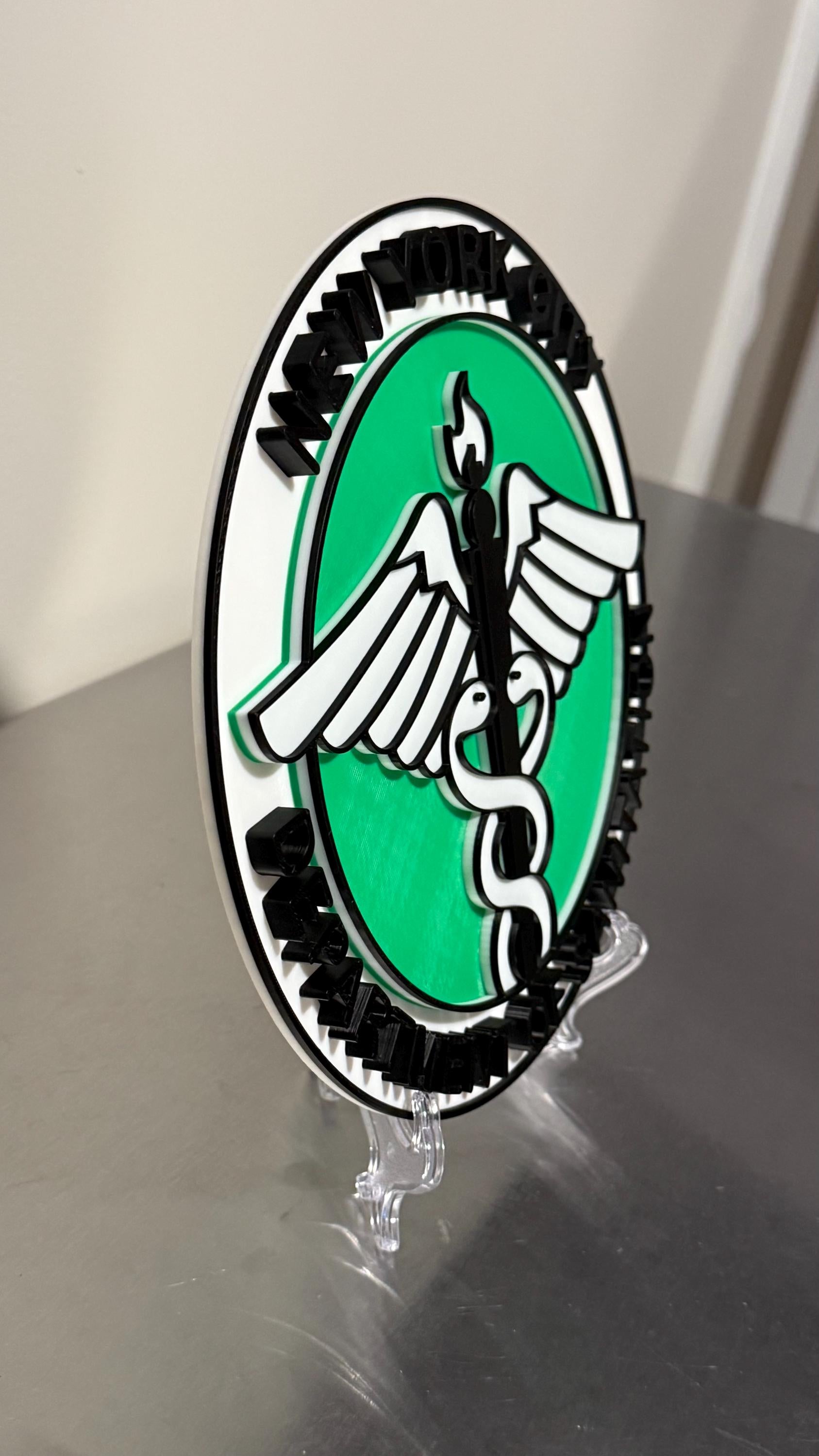 DSNY New York City Department of Sanitation 3D Plaque - First Responder Wall Art New York