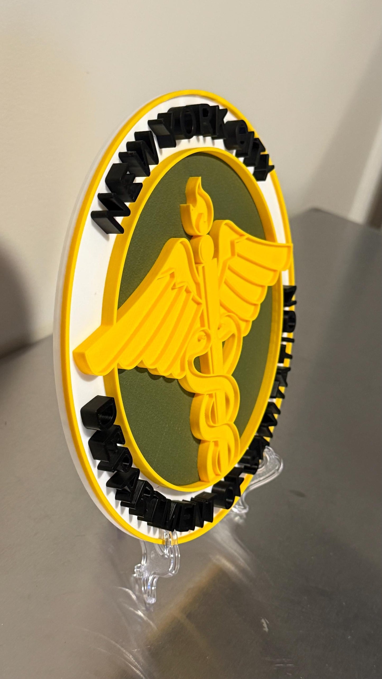 DSNY Supervisor 3D Plaque - New York City Department of Sanitation Wall Art New York