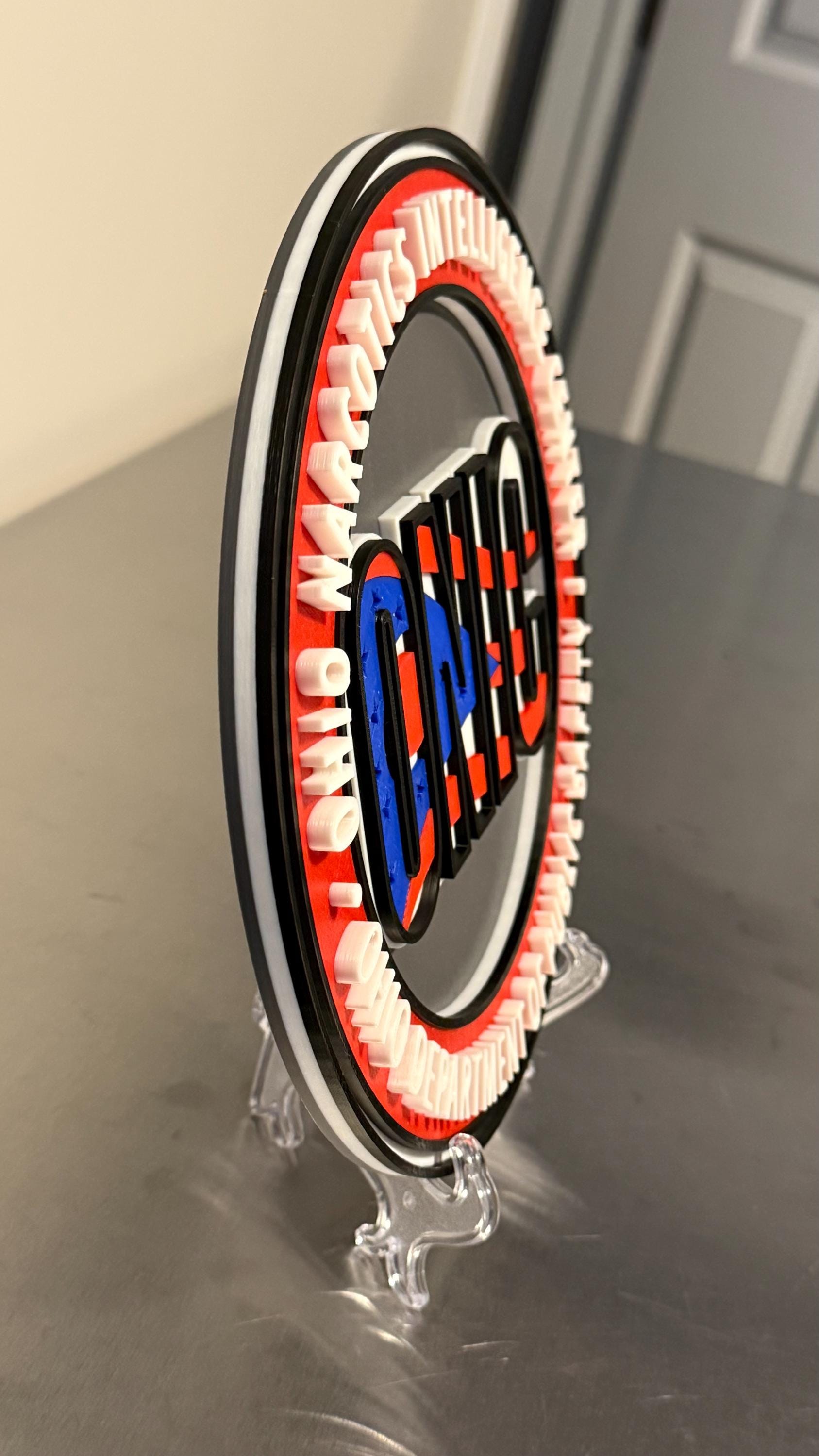 Ohio Narcotics Intelligence Center 3D Plaque - First Responder Gift