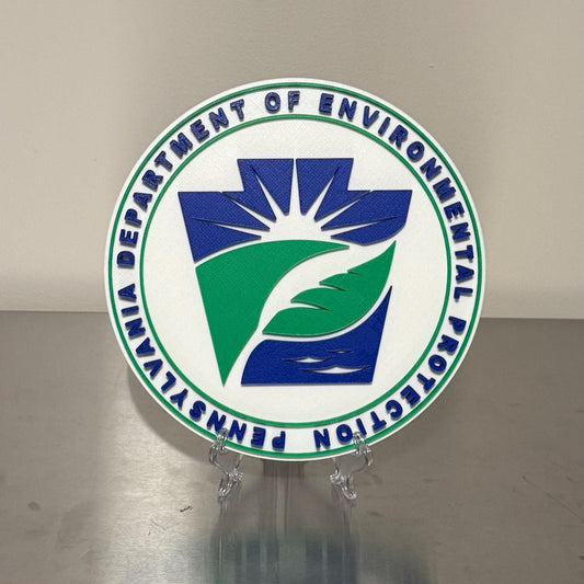 Pennsylvania Department Of Environmental Protection 3D Display Plaque Wall Art PA