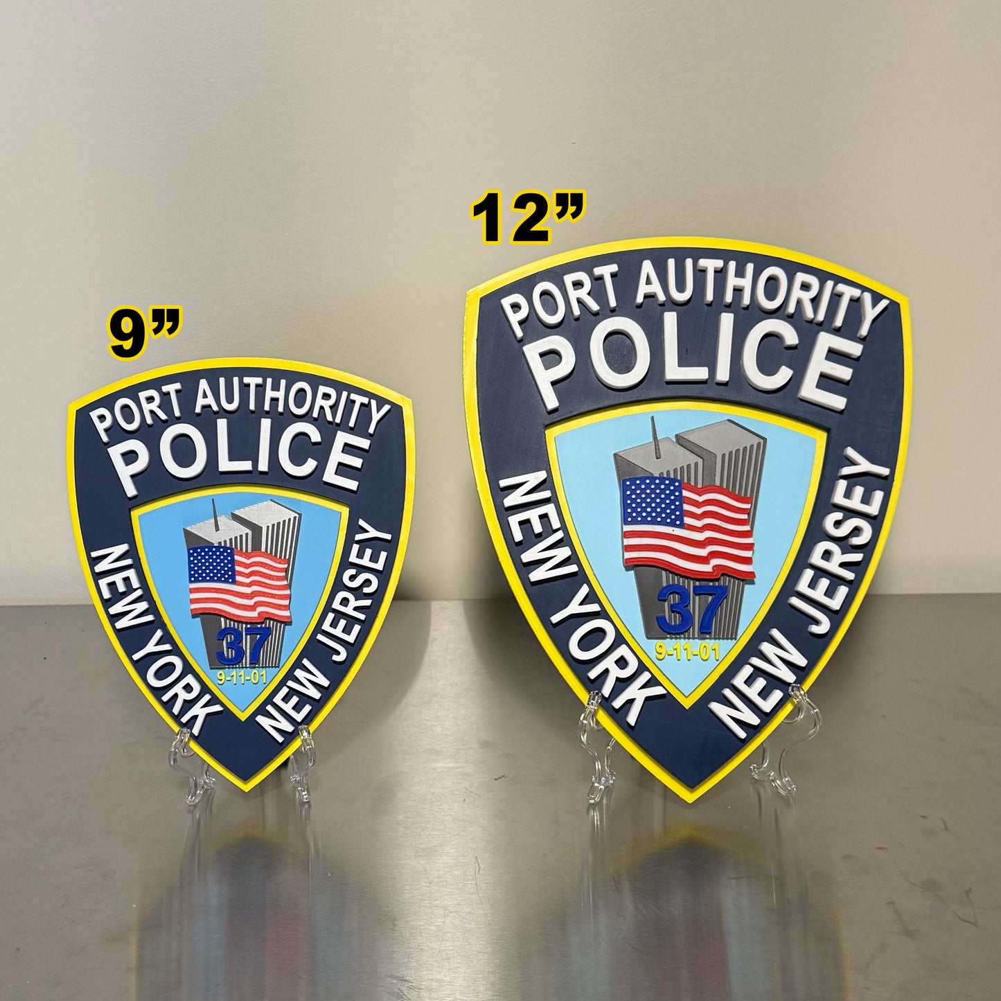 12 Inch 3D Display Plaque with stand for CURRENT PLAQUES Only - Not Custom Plaques