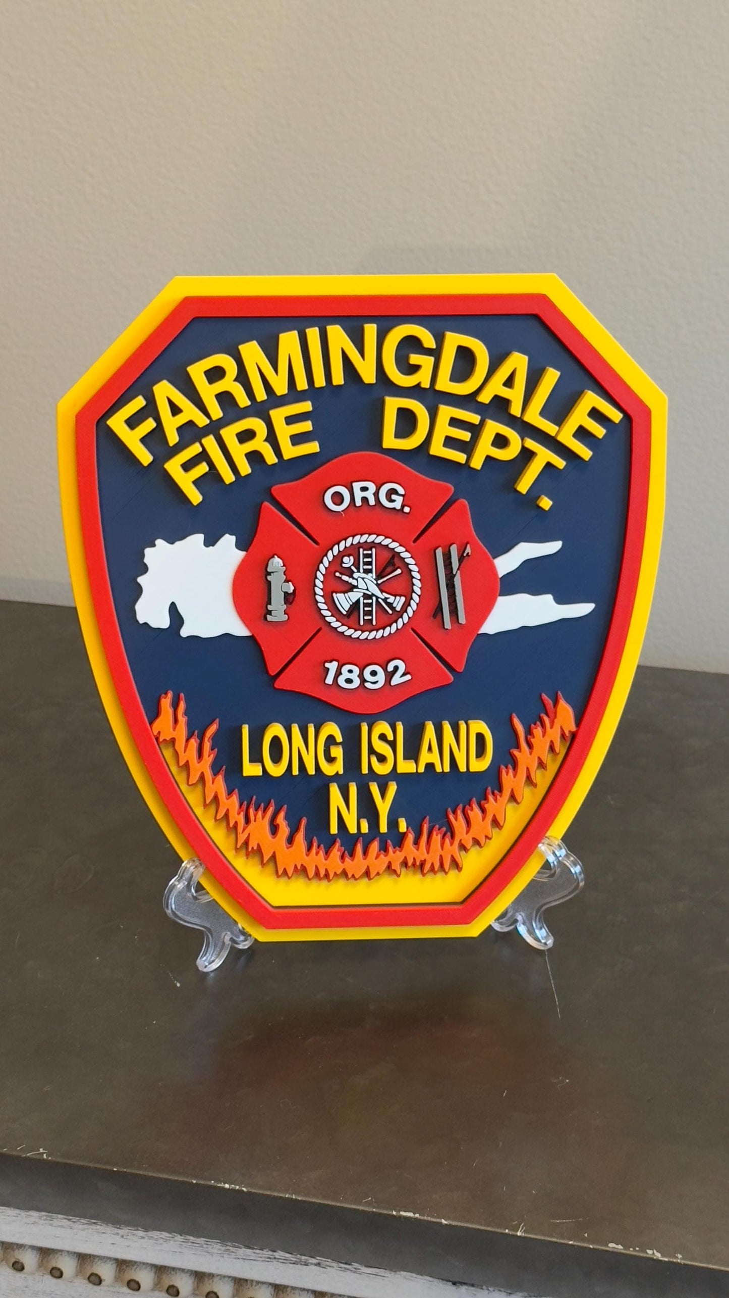 3D Custom Logo Plaque: First Responder Wall Art Convert your design to a plaque