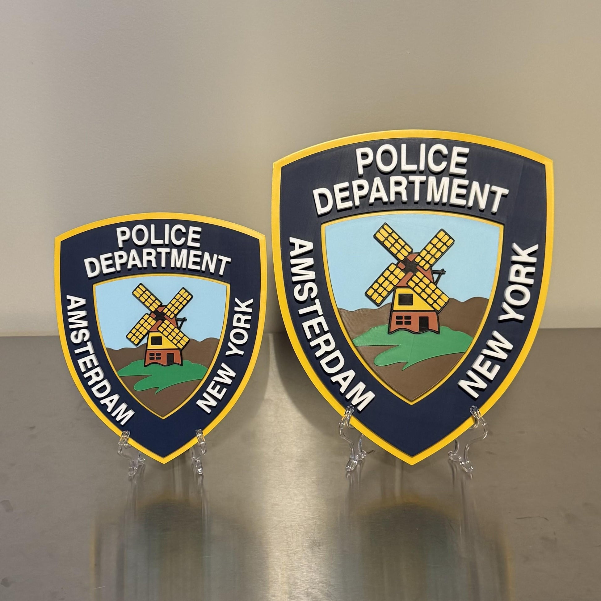 12 Inch 3D Display Plaque with stand for CURRENT PLAQUES Only - Not Custom Plaques