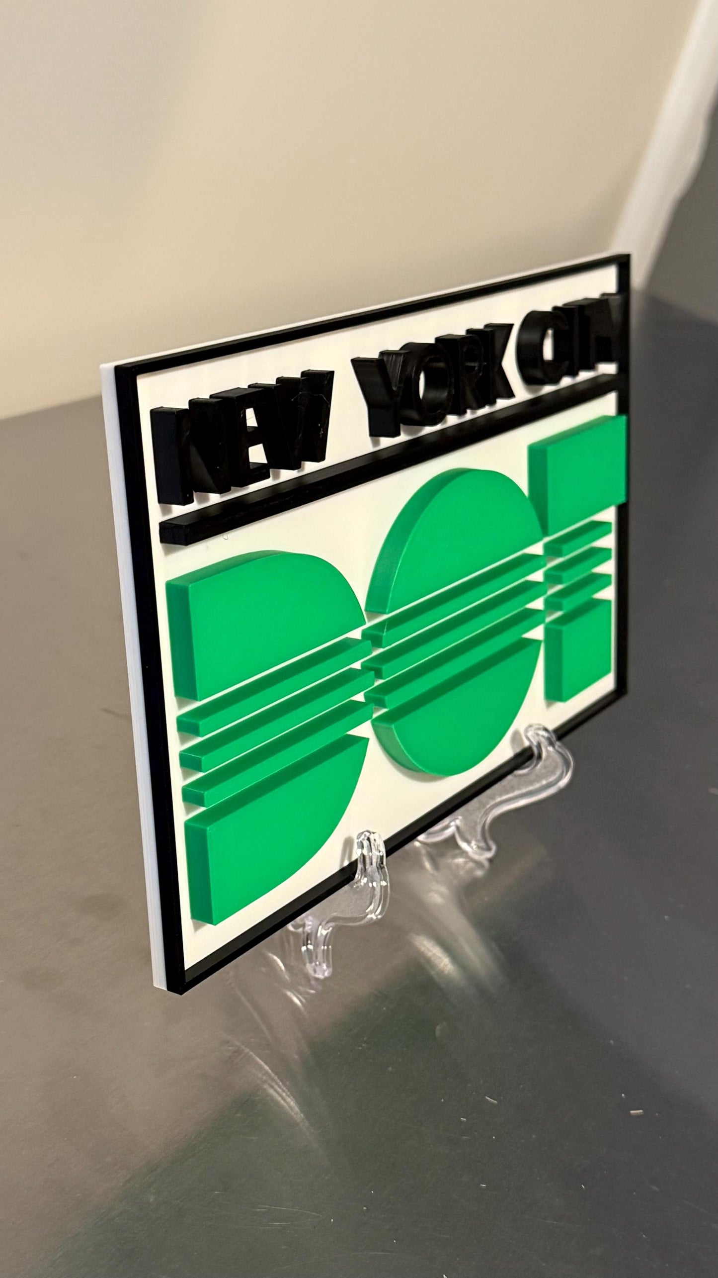 NYC DOT 3D Plaque New York City Department Of Transportation NY