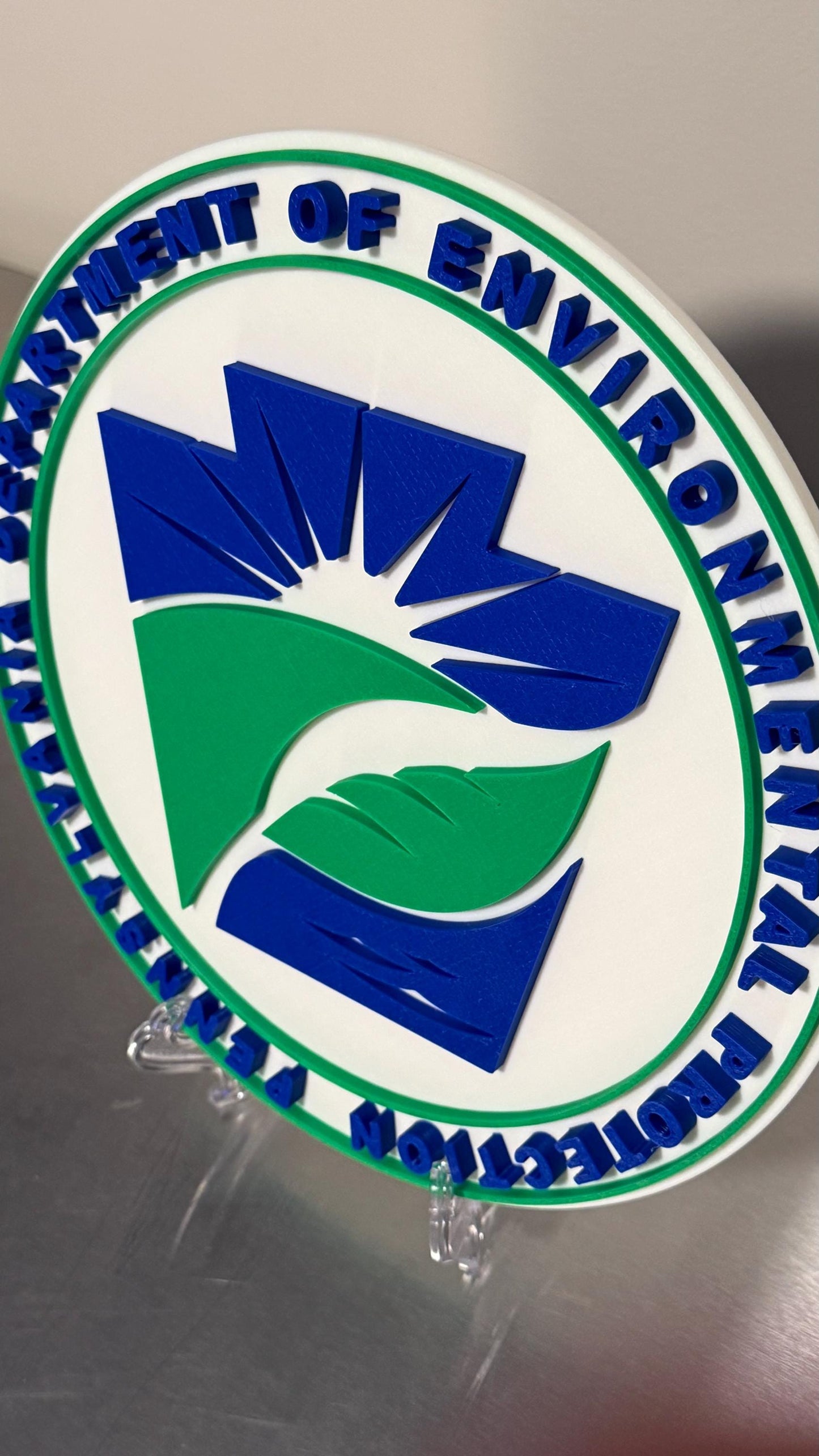 Pennsylvania Department Of Environmental Protection 3D Display Plaque Wall Art PA