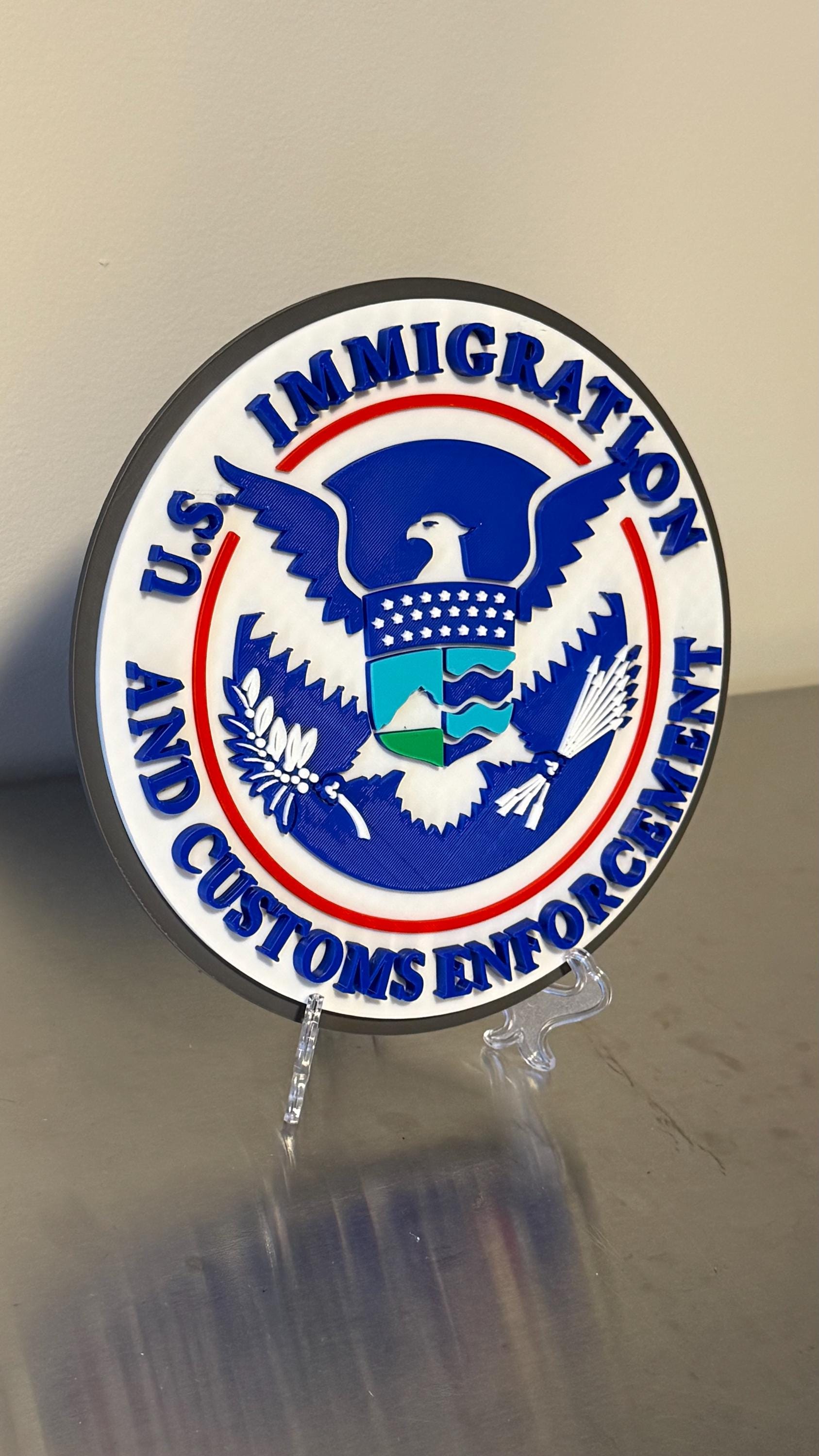 DHS 3D Embossed Plaque: First Responder Wall Art Homeland Security Government