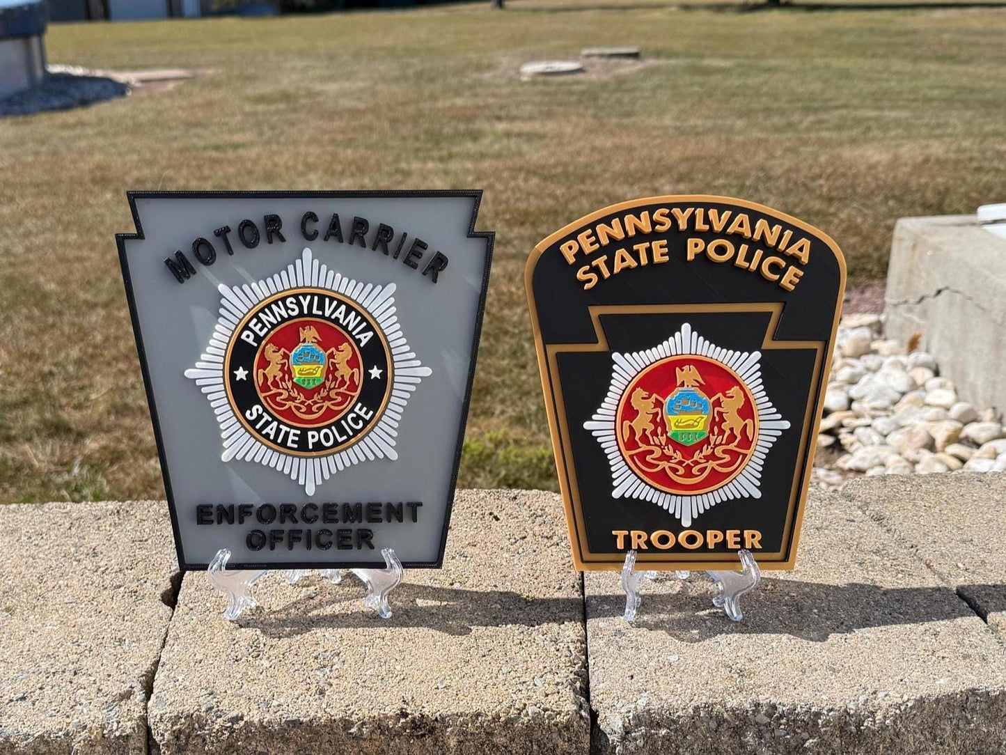 Pennsylvania State Police Trooper 3D Display Plaque PSP PA