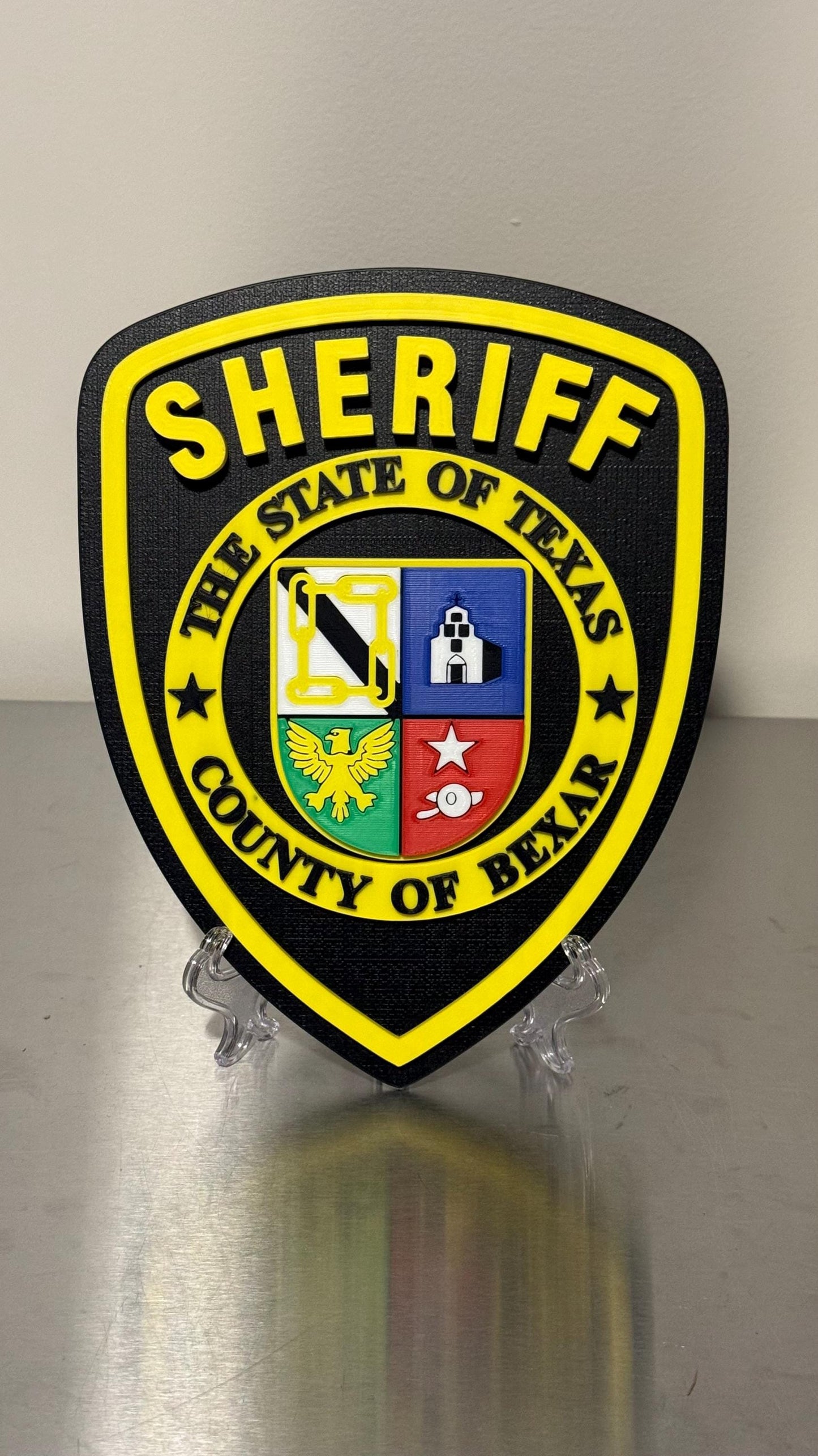 Bexar County Sheriff Department Texas 3D Embossed Plaque