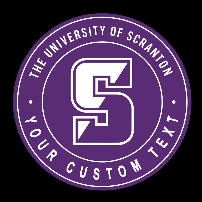 Customizable University of Scranton Pennsylvania 3D Embossed Display Plaque PA