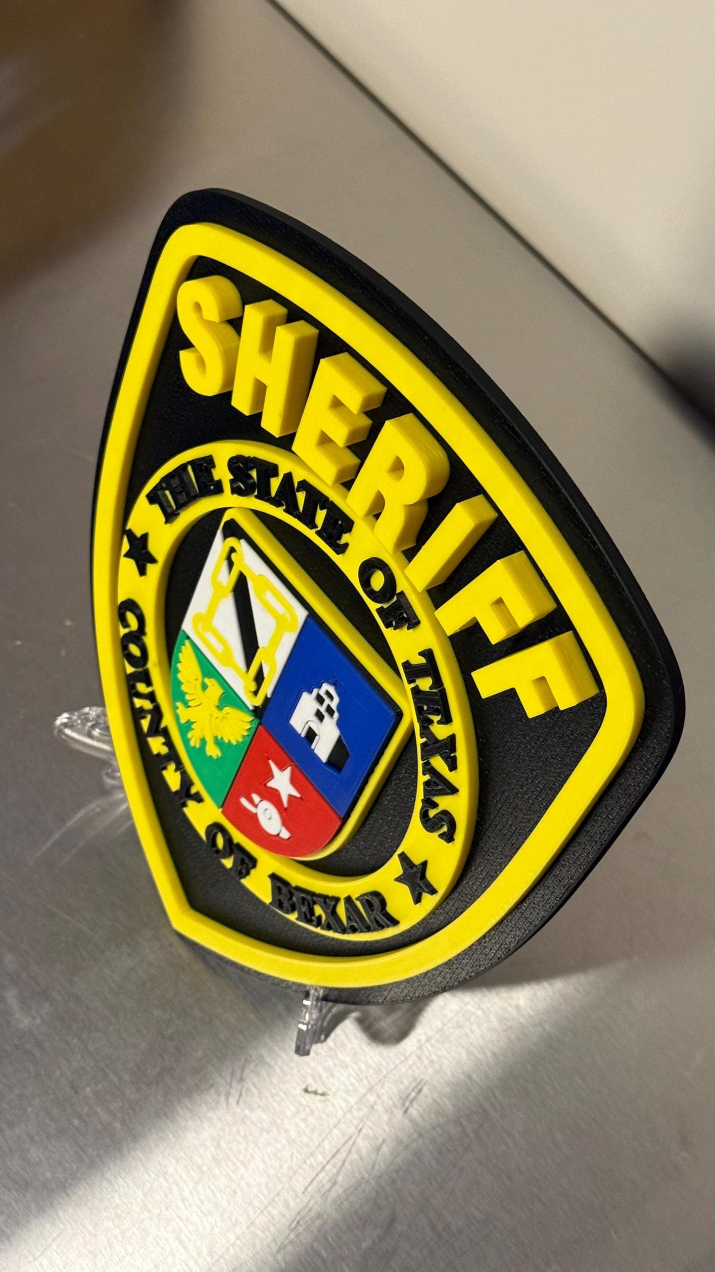 Bexar County Sheriff Department Texas 3D Embossed Plaque