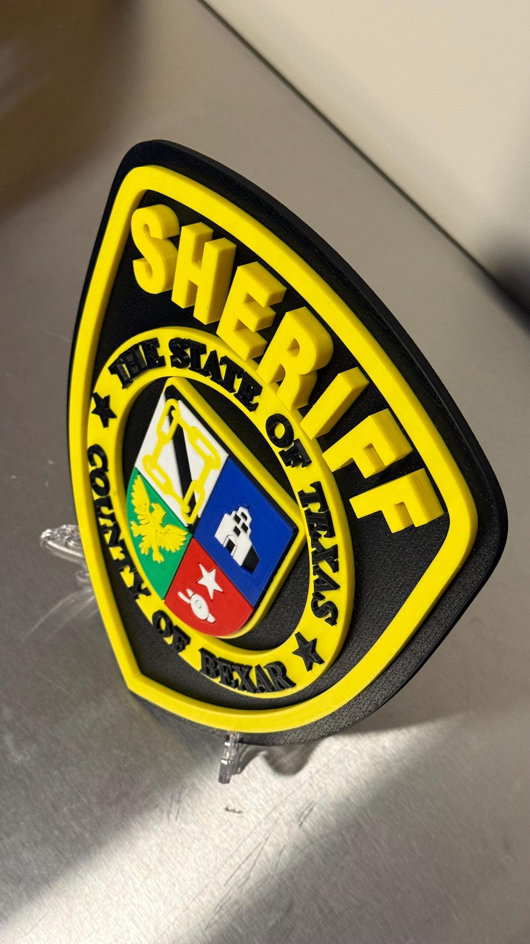 Bexar County Sheriff Department Texas 3D Embossed Plaque
