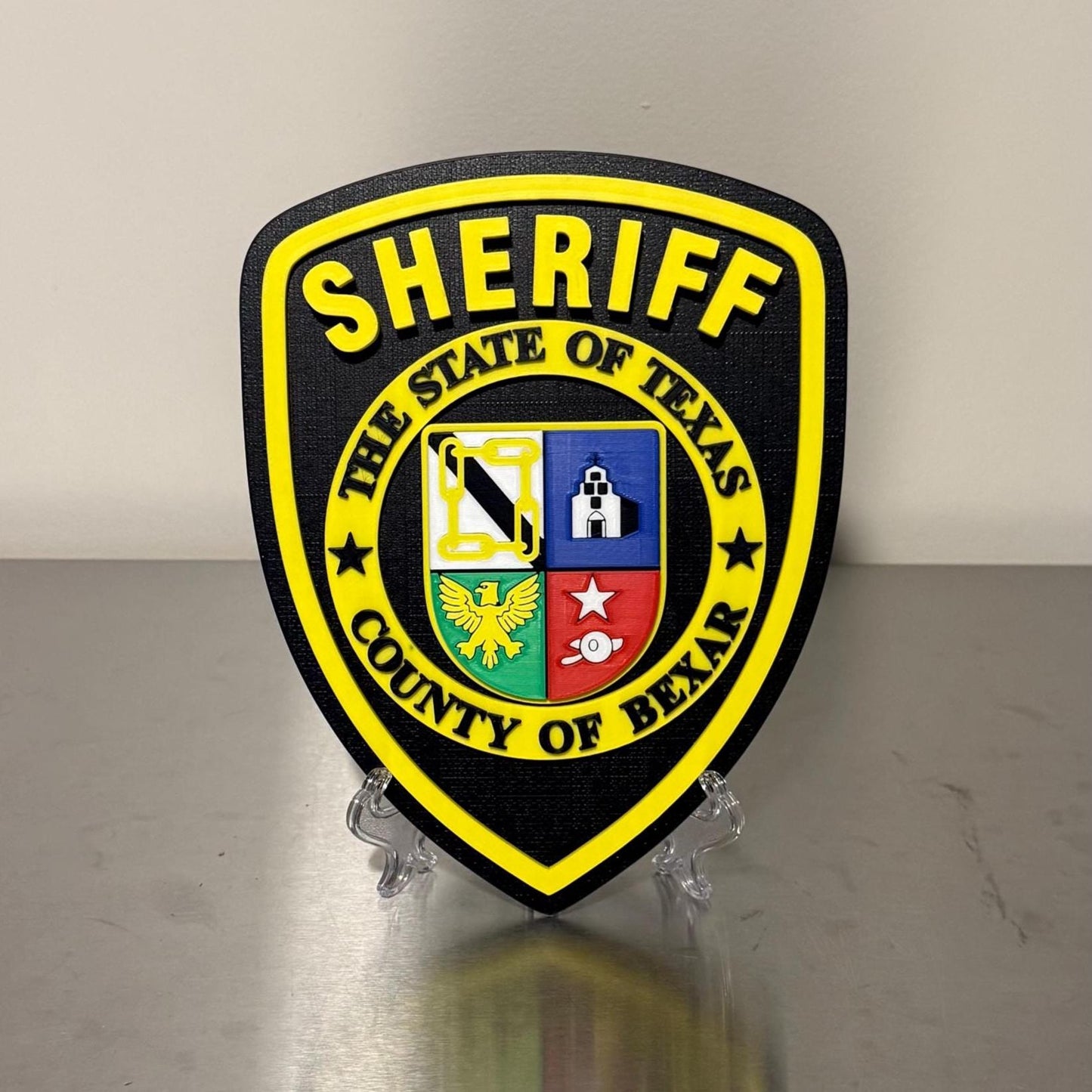Bexar County Sheriff Department Texas 3D Embossed Plaque