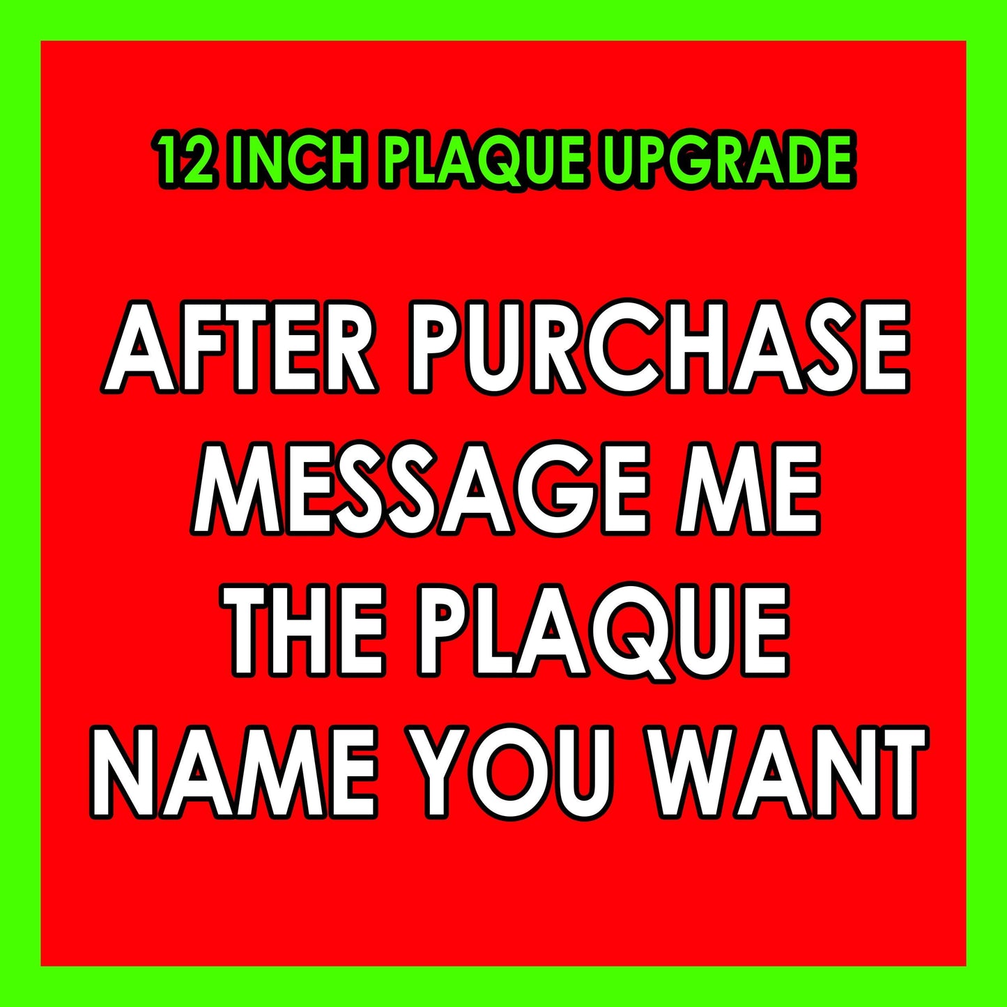 12 Inch 3D Display Plaque with stand for CURRENT PLAQUES Only - Not Custom Plaques