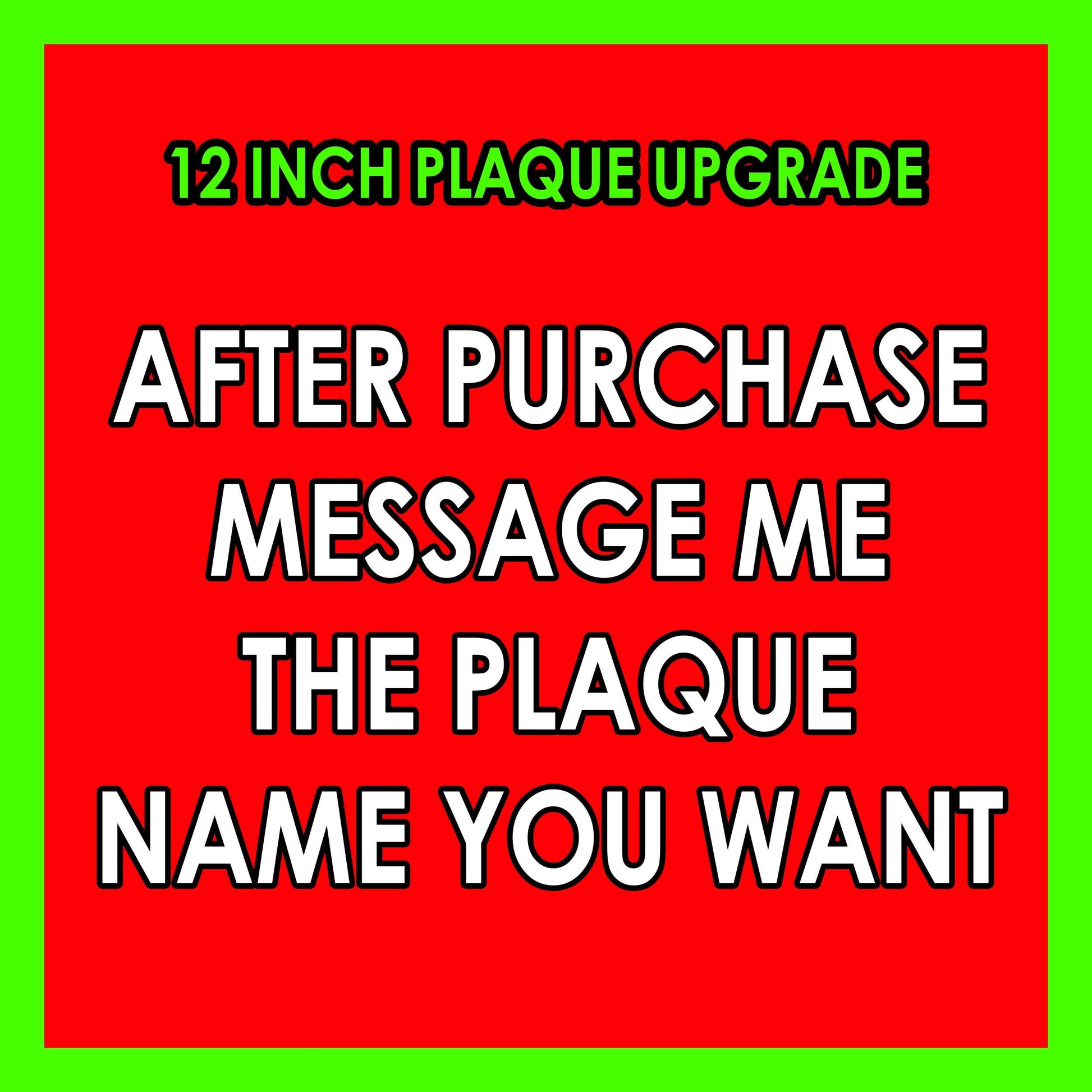 12 Inch 3D Display Plaque with stand for CURRENT PLAQUES Only - Not Custom Plaques