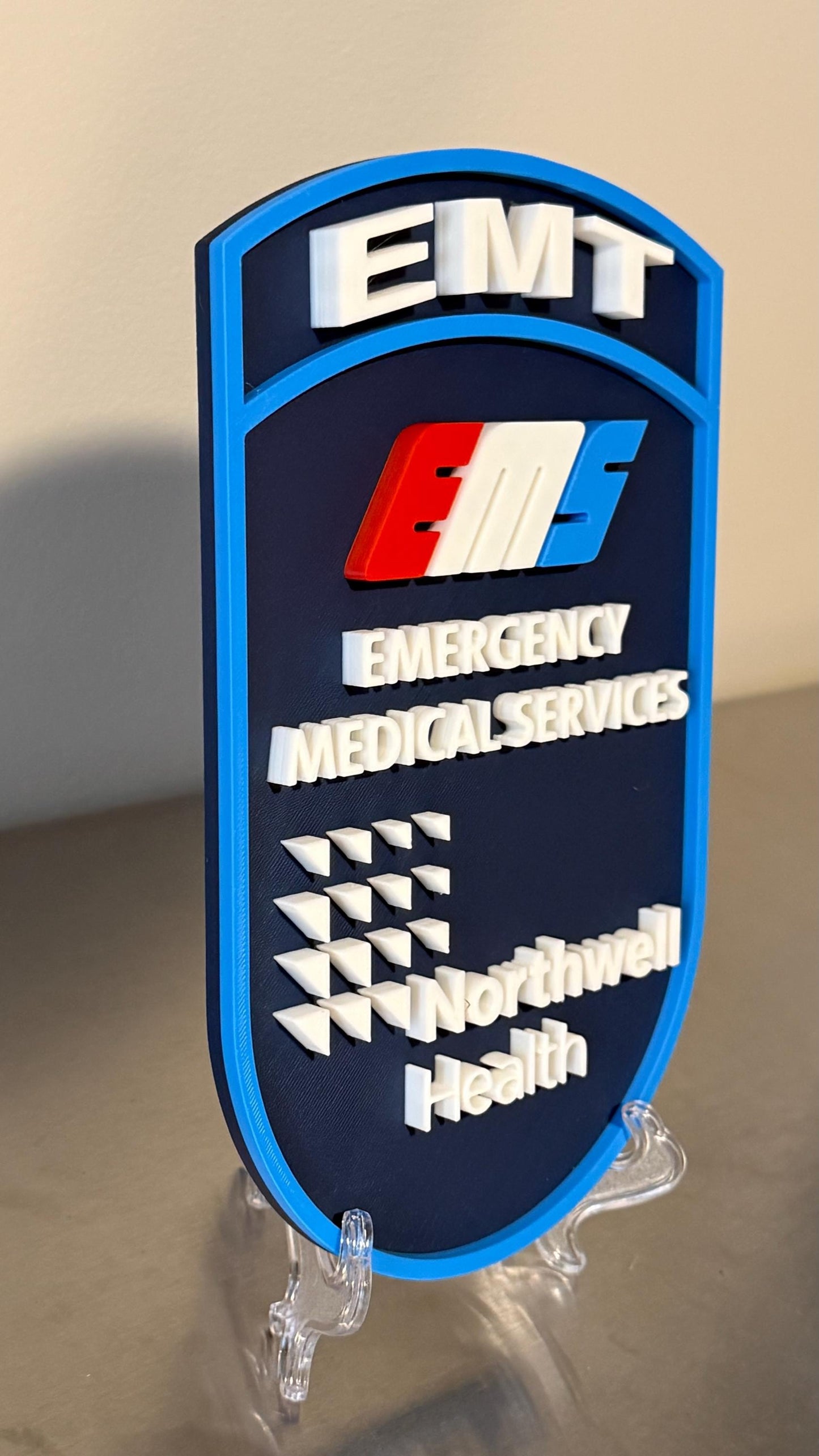 Northwell Health EMS 3D Display Plaque EMT Paramedic First Responder Gift New York