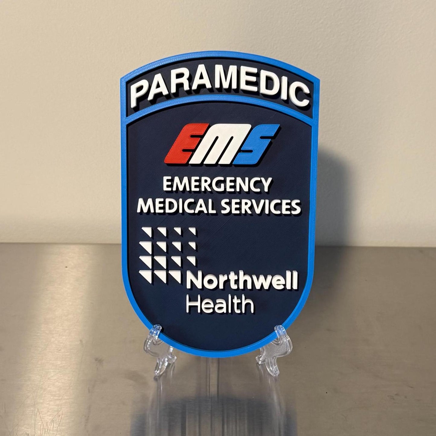 Northwell Health EMS 3D Display Plaque EMT Paramedic First Responder Gift New York