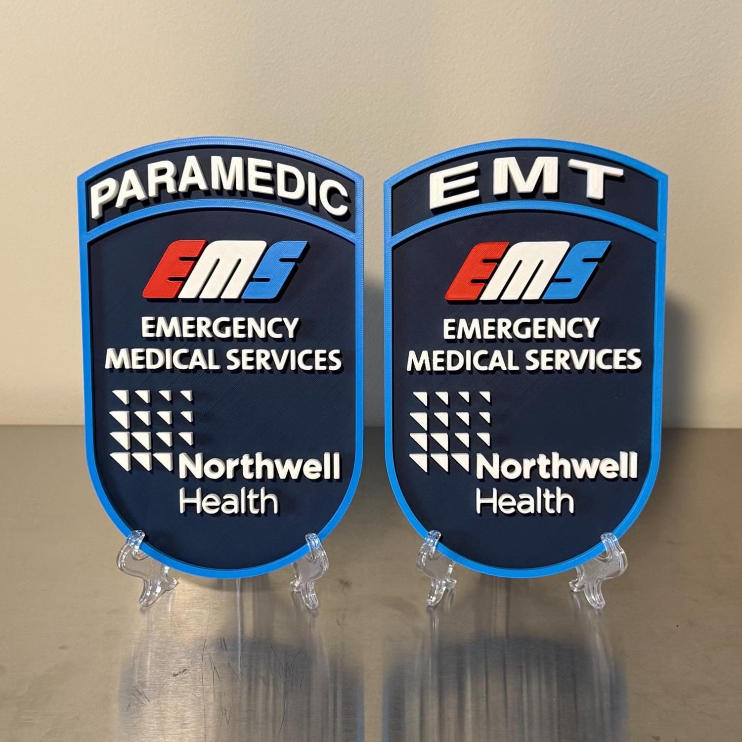 Northwell Health EMS 3D Display Plaque EMT Paramedic First Responder Gift New York