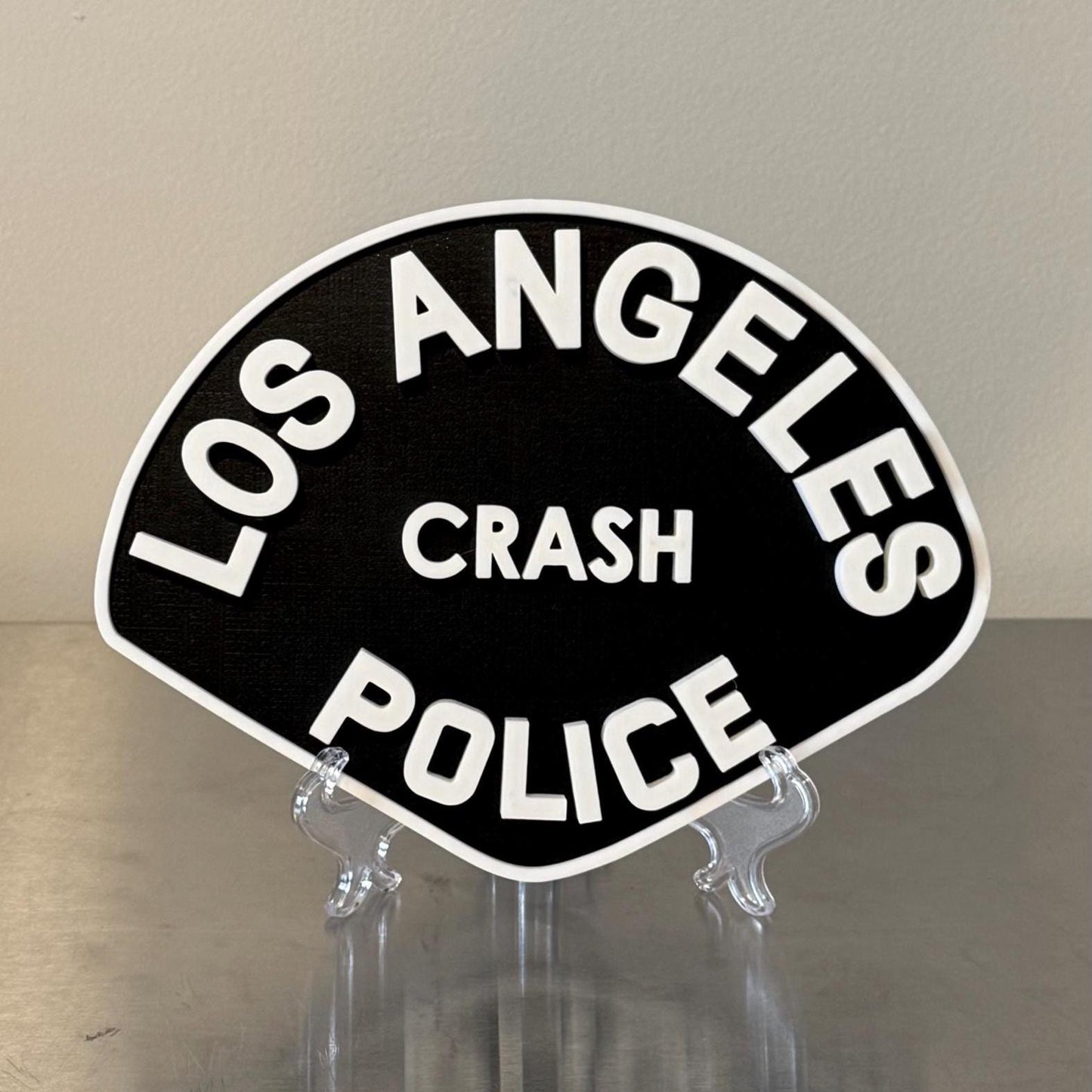 Los Angeles Police Department 3D Embossed Display Plaque - First Responder Wall Art California
