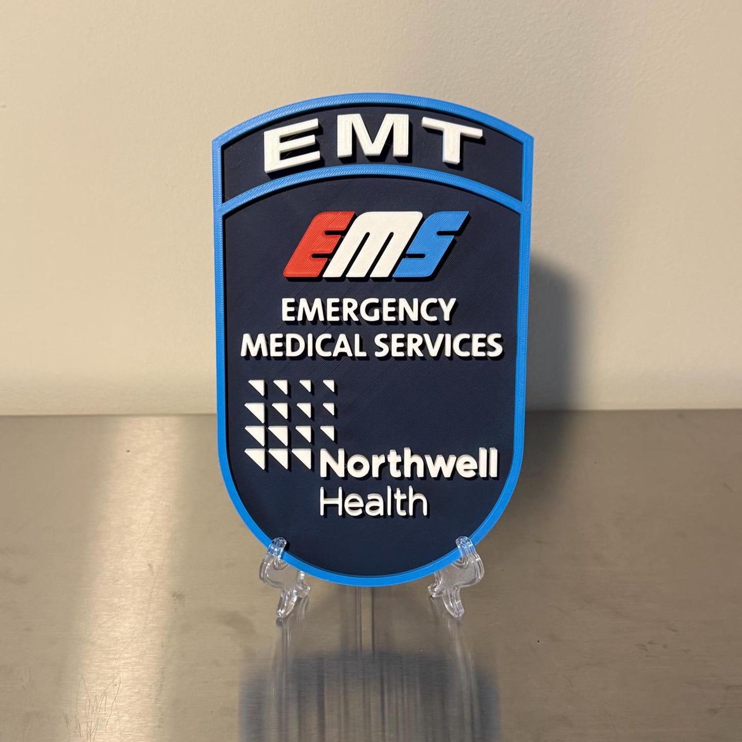 Northwell Health EMS 3D Display Plaque EMT Paramedic First Responder Gift New York