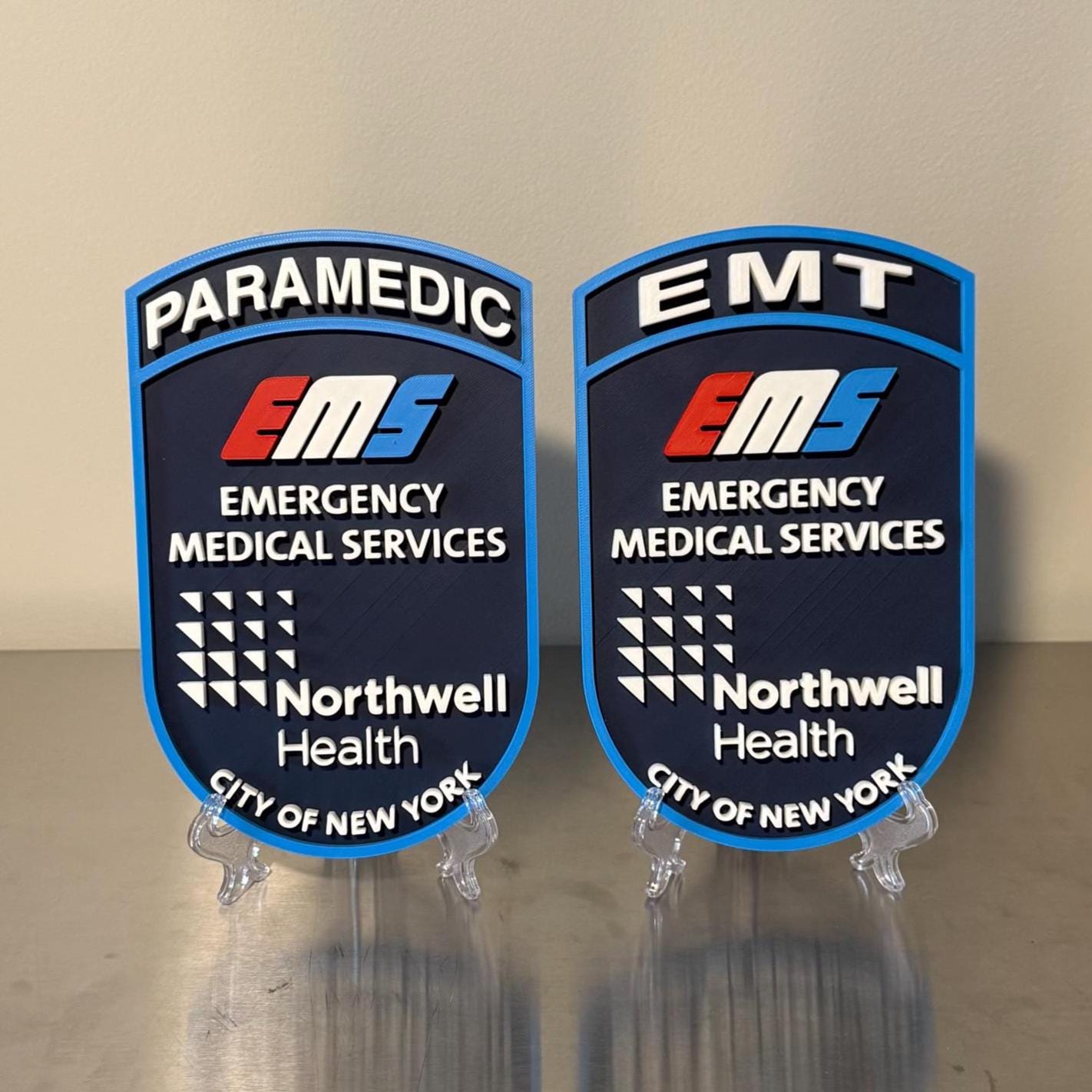 Northwell Health EMS 3D Display Plaque EMT Paramedic First Responder Gift New York