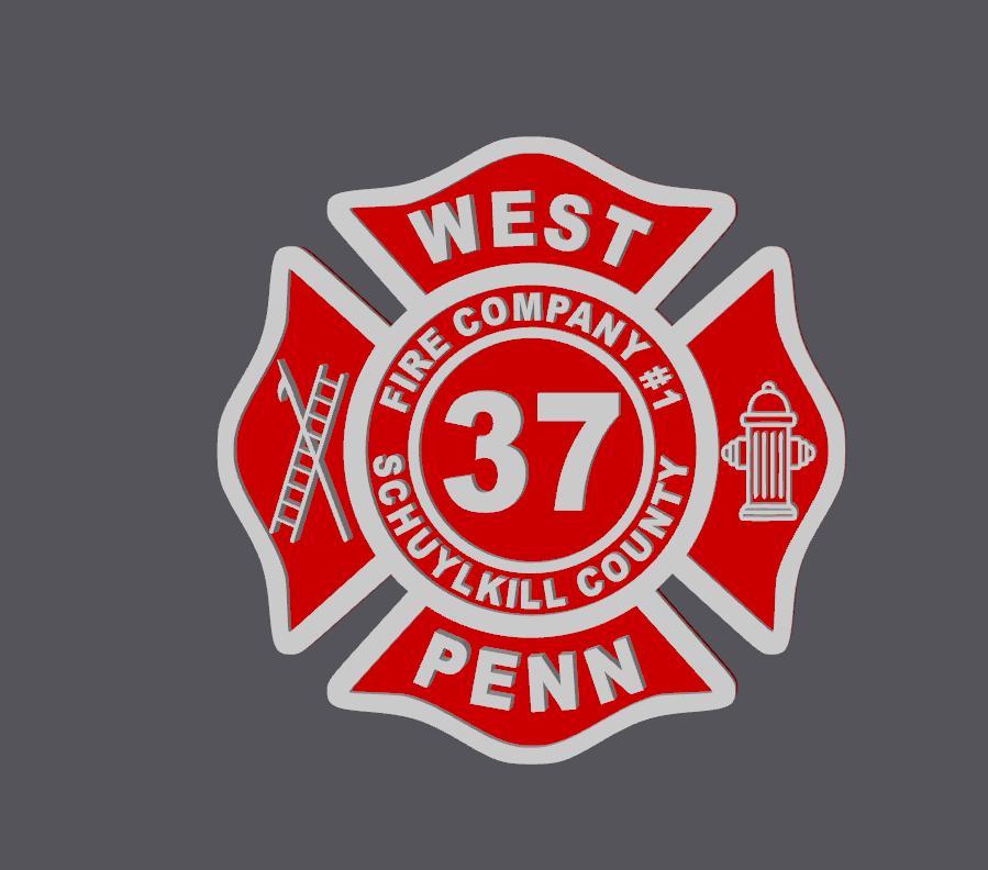 Customizable Fire Department Maltese Cross 3D Plaque First Responder Wall Art