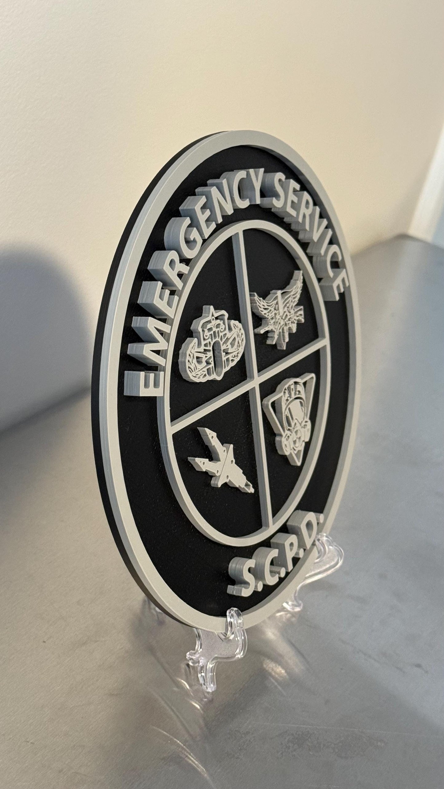 Suffolk County Police ESU Plaque: Long Island NY Display Police Gift New York