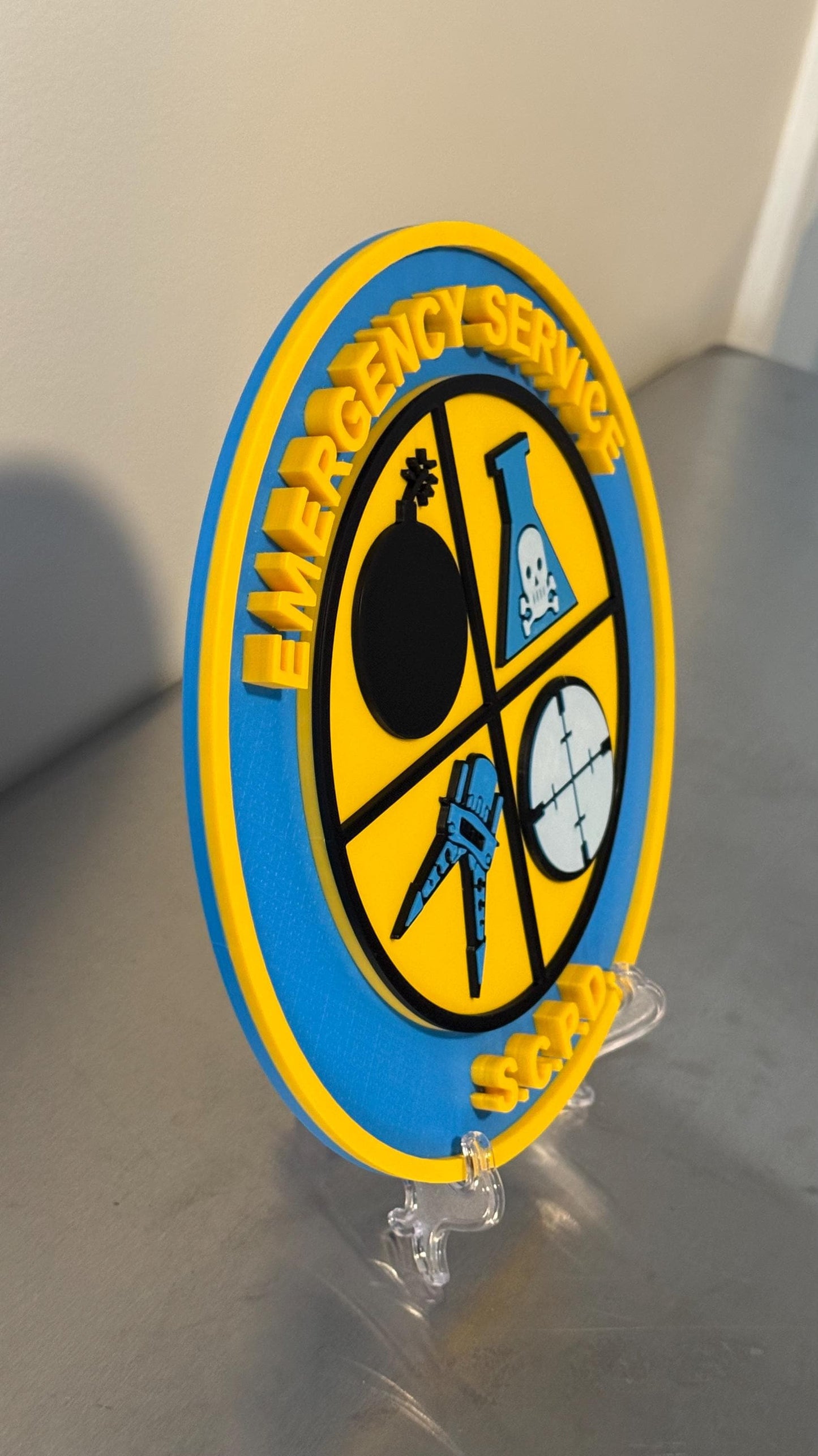 Suffolk County Police ESU Plaque: Long Island NY Display Police Gift New York