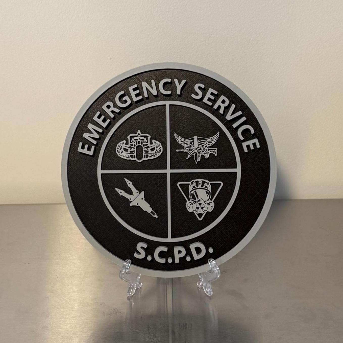 Suffolk County Police ESU Plaque: Long Island NY Display Police Gift New York