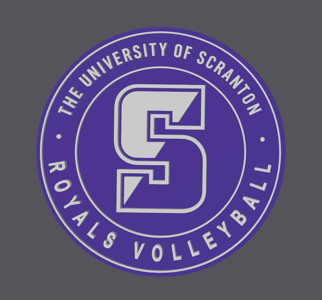 Customizable University of Scranton Pennsylvania 3D Embossed Display Plaque PA