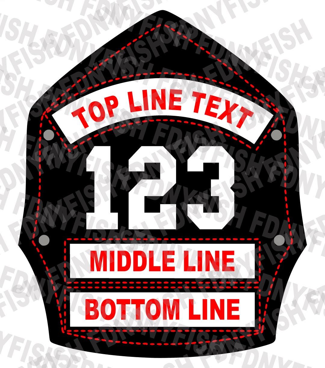 Customizable Fire Helmet Front Shield Display Plaque Firefighter Gift EMS Gift