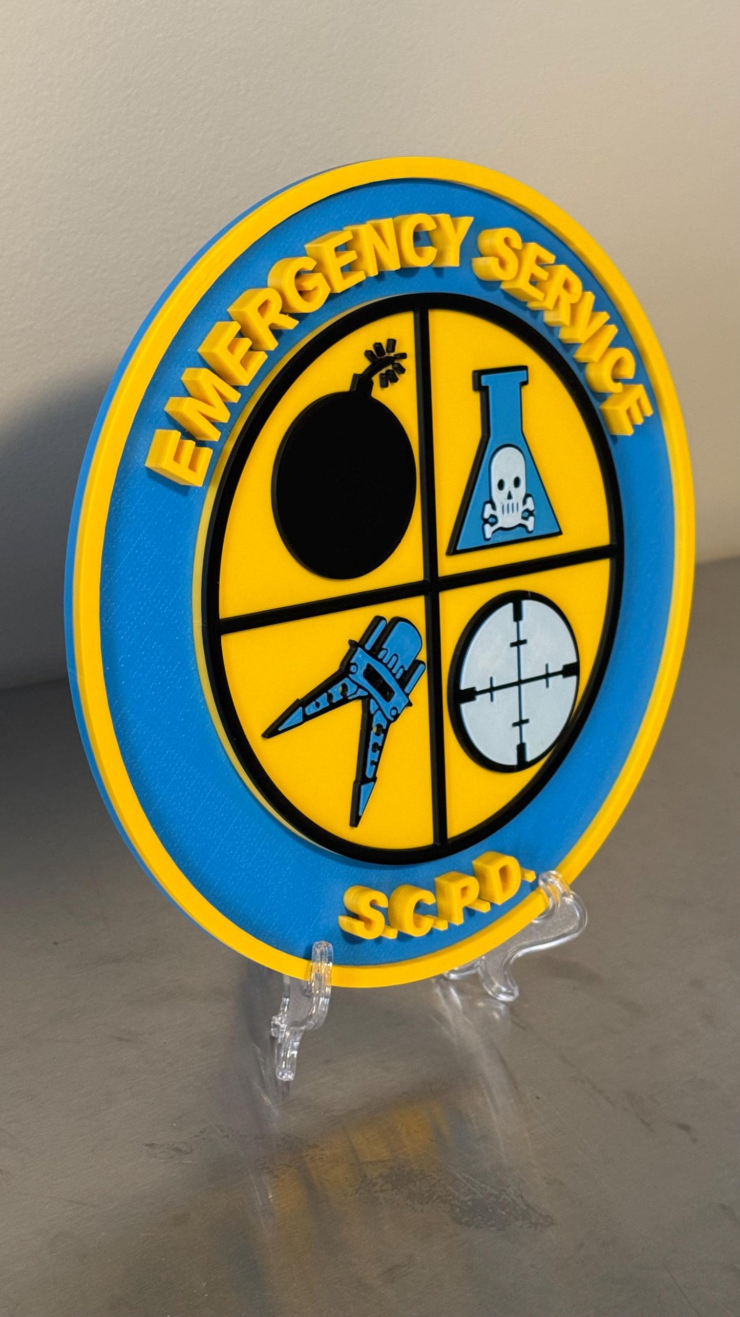 Suffolk County Police ESU Plaque: Long Island NY Display Police Gift New York