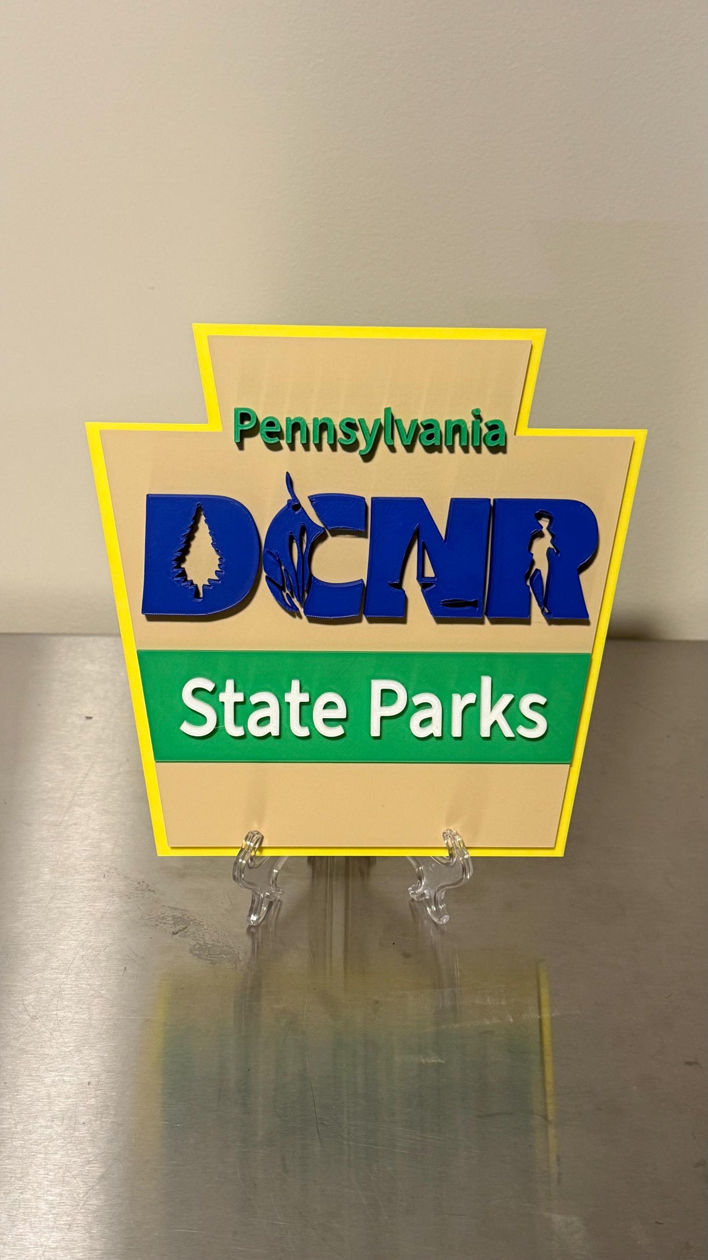 DCNR Pennsylvania Plaque: First Responder Tribute (3D Embossed, Indoor)