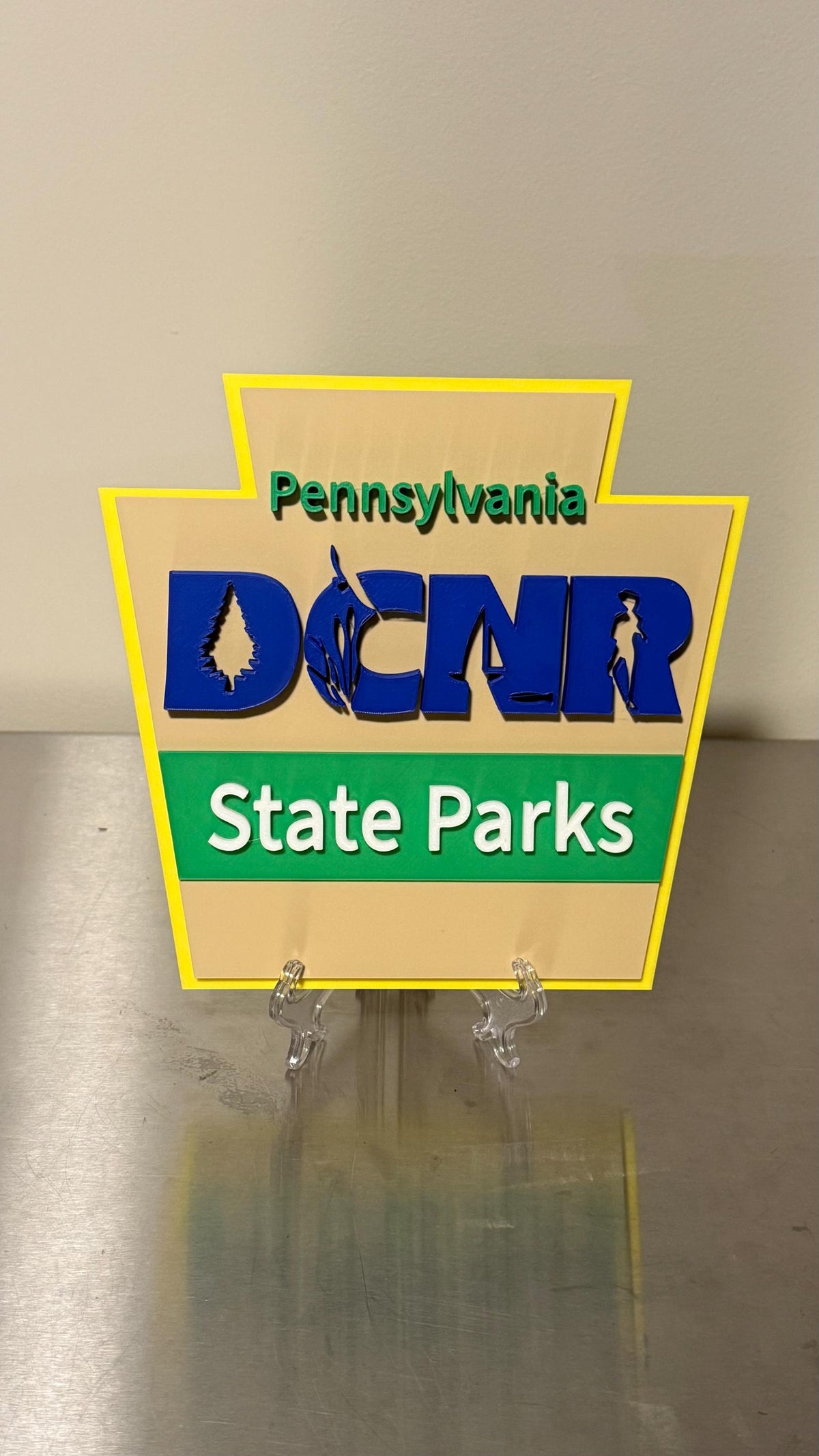 DCNR Pennsylvania Plaque: First Responder Tribute (3D Embossed, Indoor)